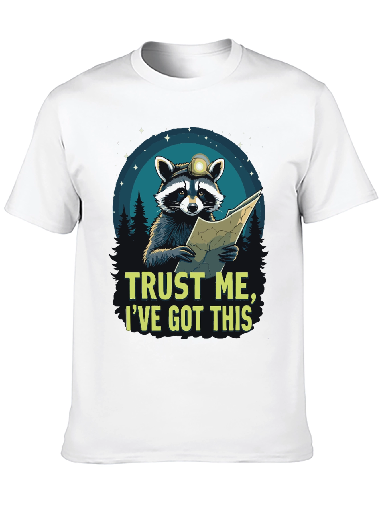 Trust Me Raccoon T-Shirt - Funny Explorer