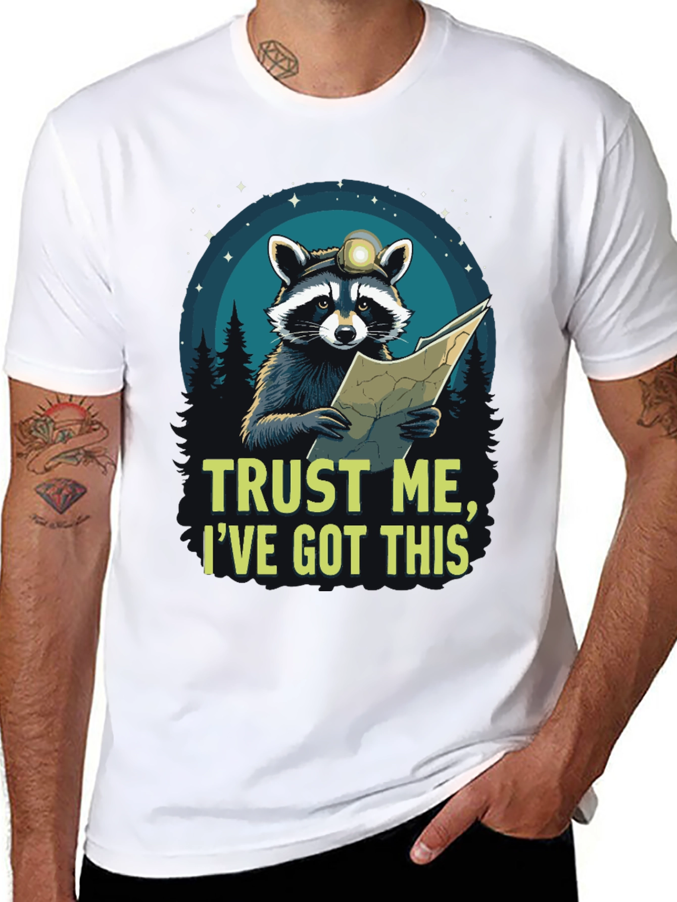 Trust Me Raccoon T-Shirt - Funny Explorer
