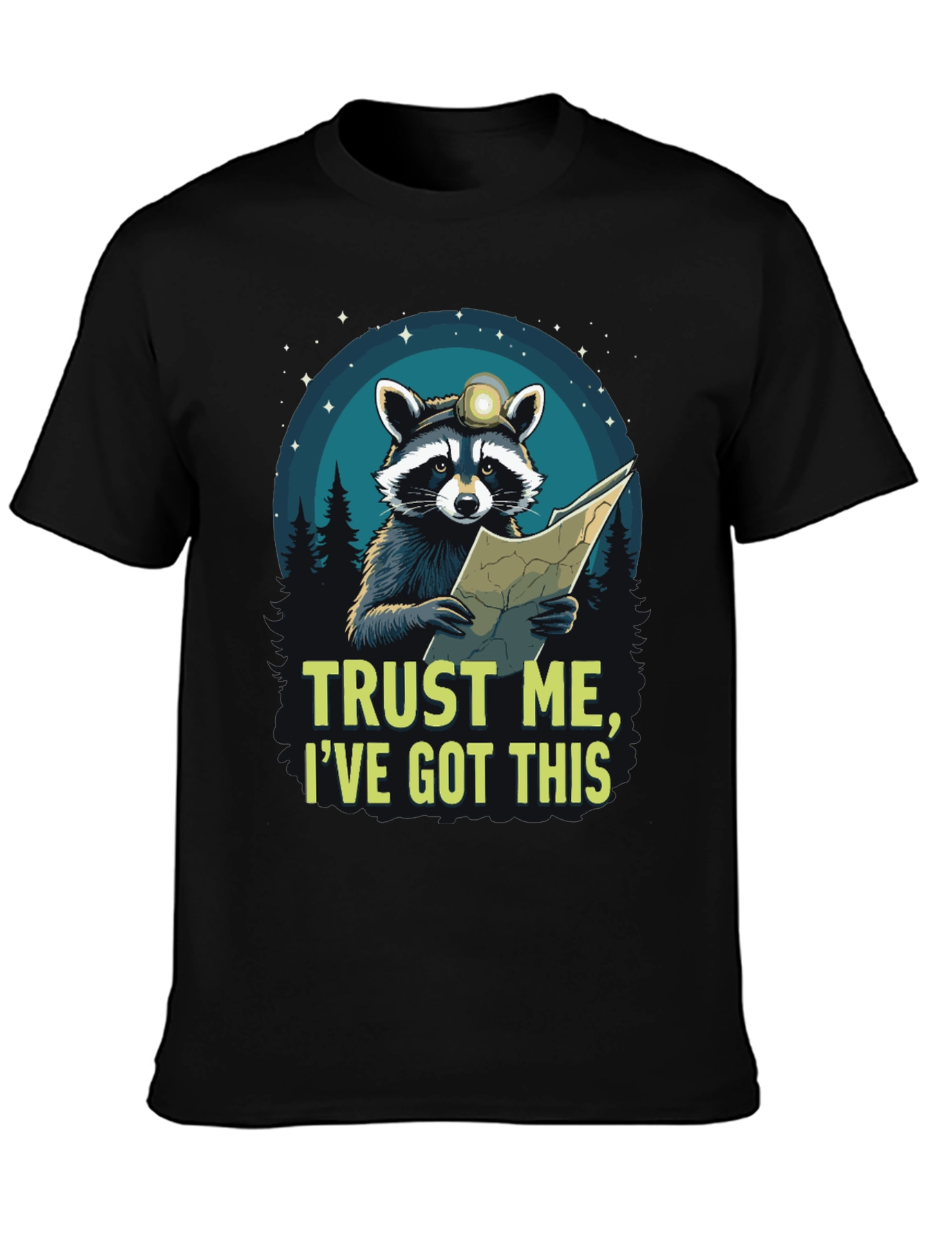 Trust Me Raccoon T-Shirt - Funny Explorer