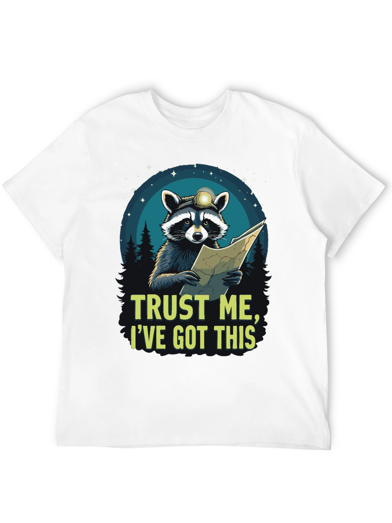 Trust Me Raccoon T-Shirt - Funny Explorer