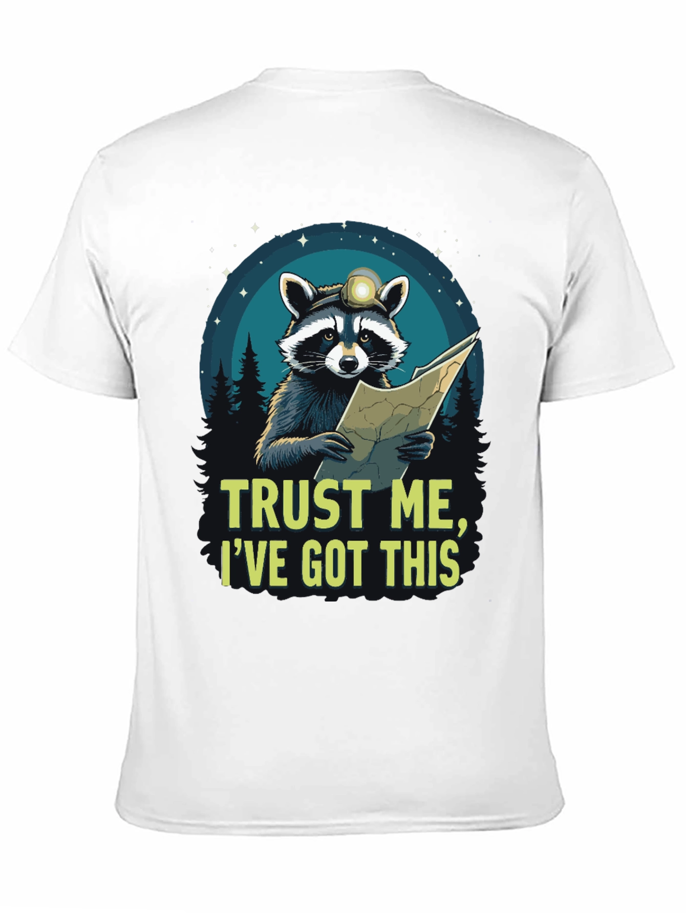 Trust Me Raccoon T-Shirt - Funny Explorer