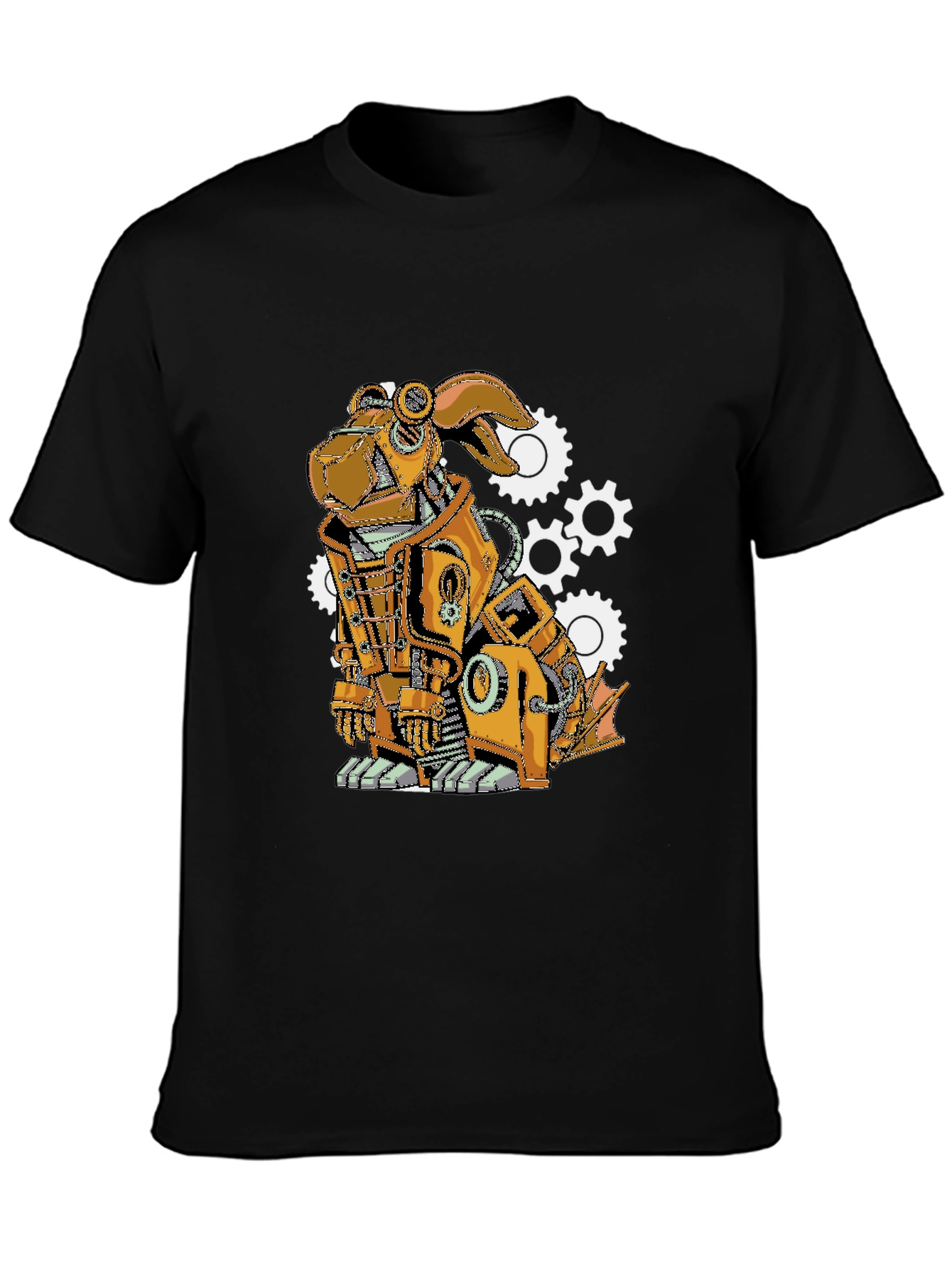 Steampunk Robot Dog T-Shirt