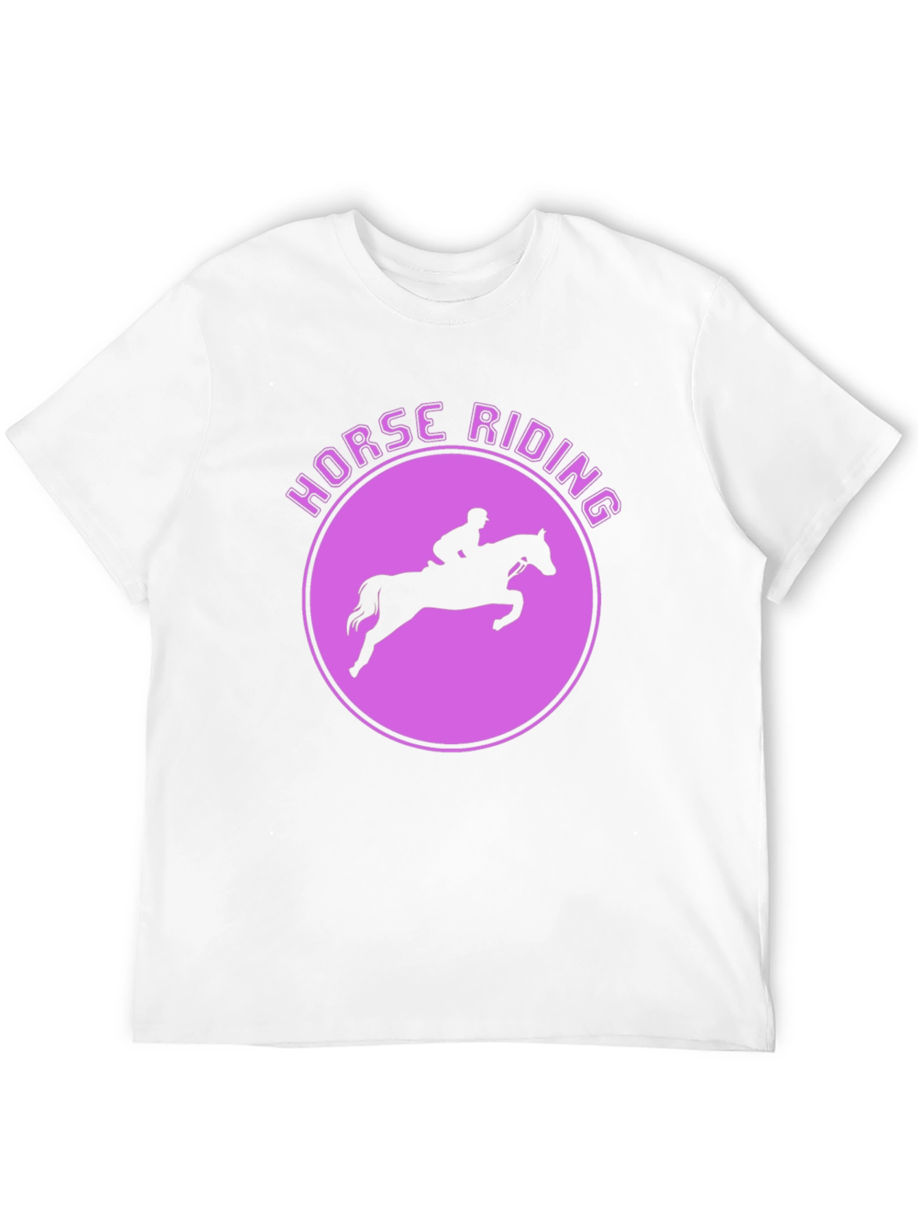 Horse Riding Graphic Tee - Equestrian Style