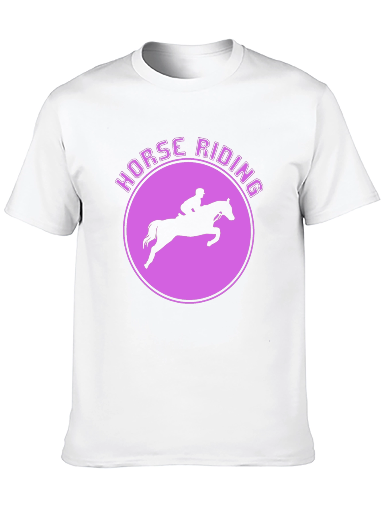 Horse Riding Graphic Tee - Equestrian Style