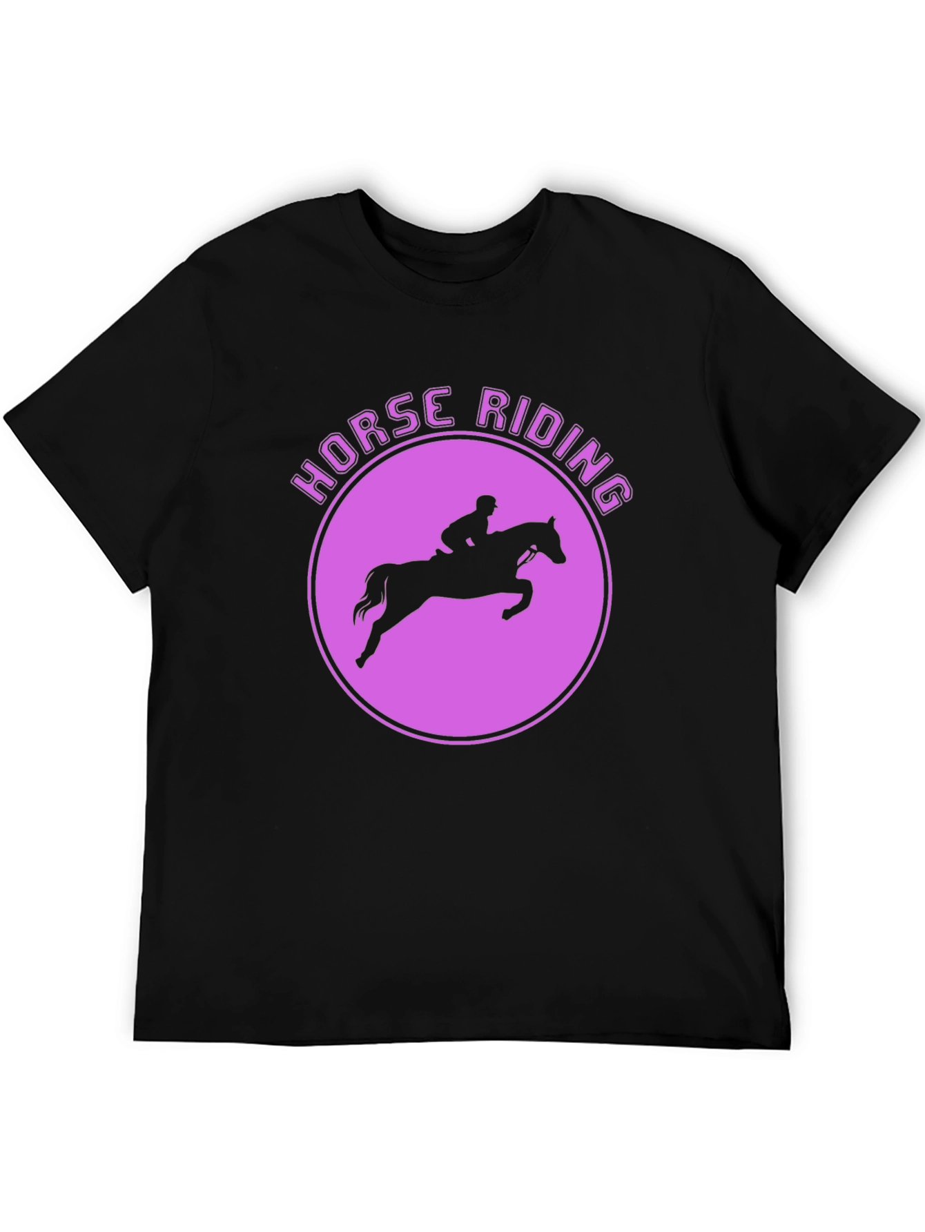Horse Riding Graphic Tee - Equestrian Style