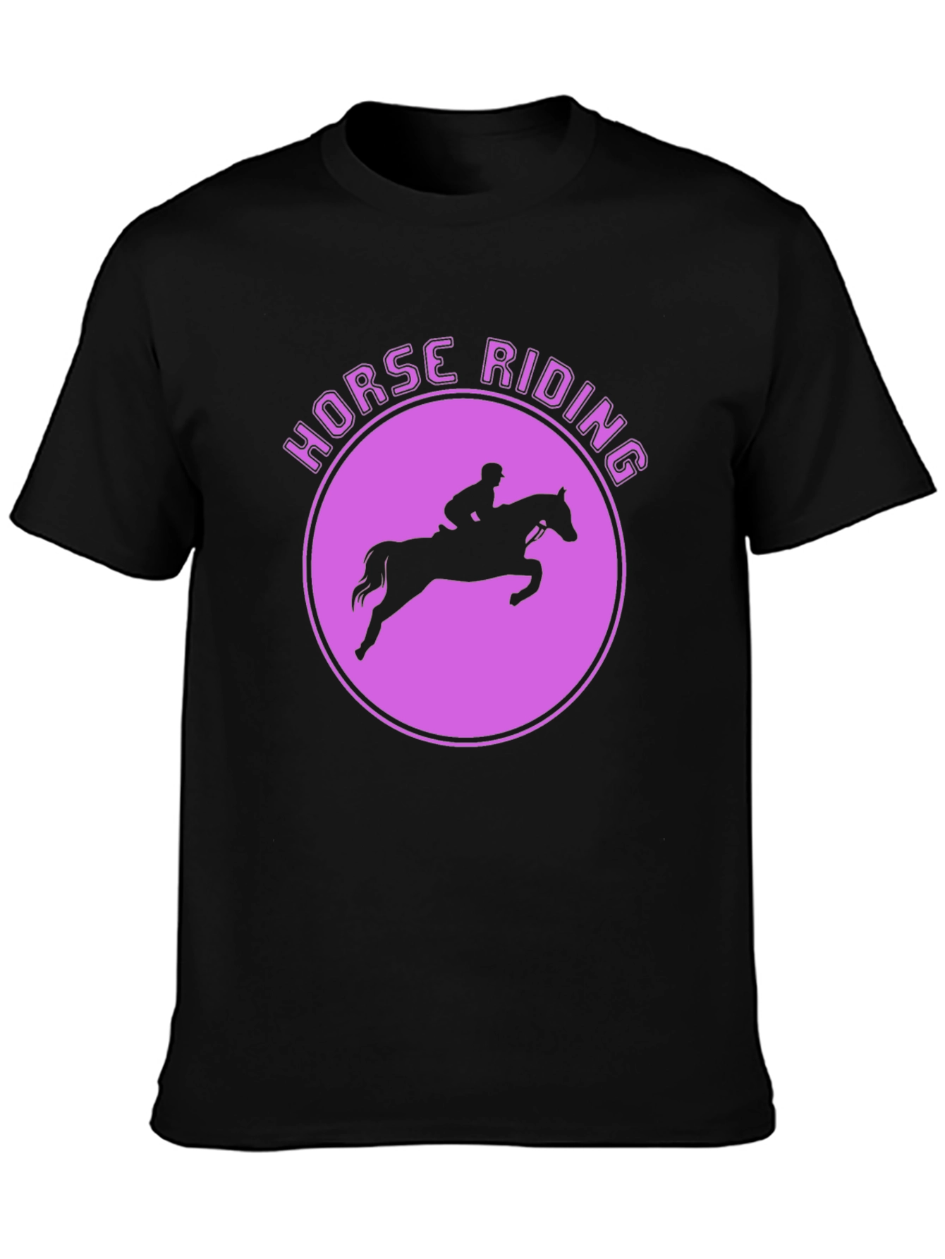 Horse Riding Graphic Tee - Equestrian Style