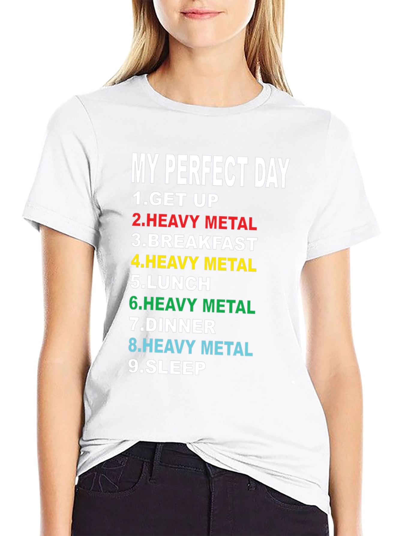 My Perfect Day Heavy Metal T-Shirt