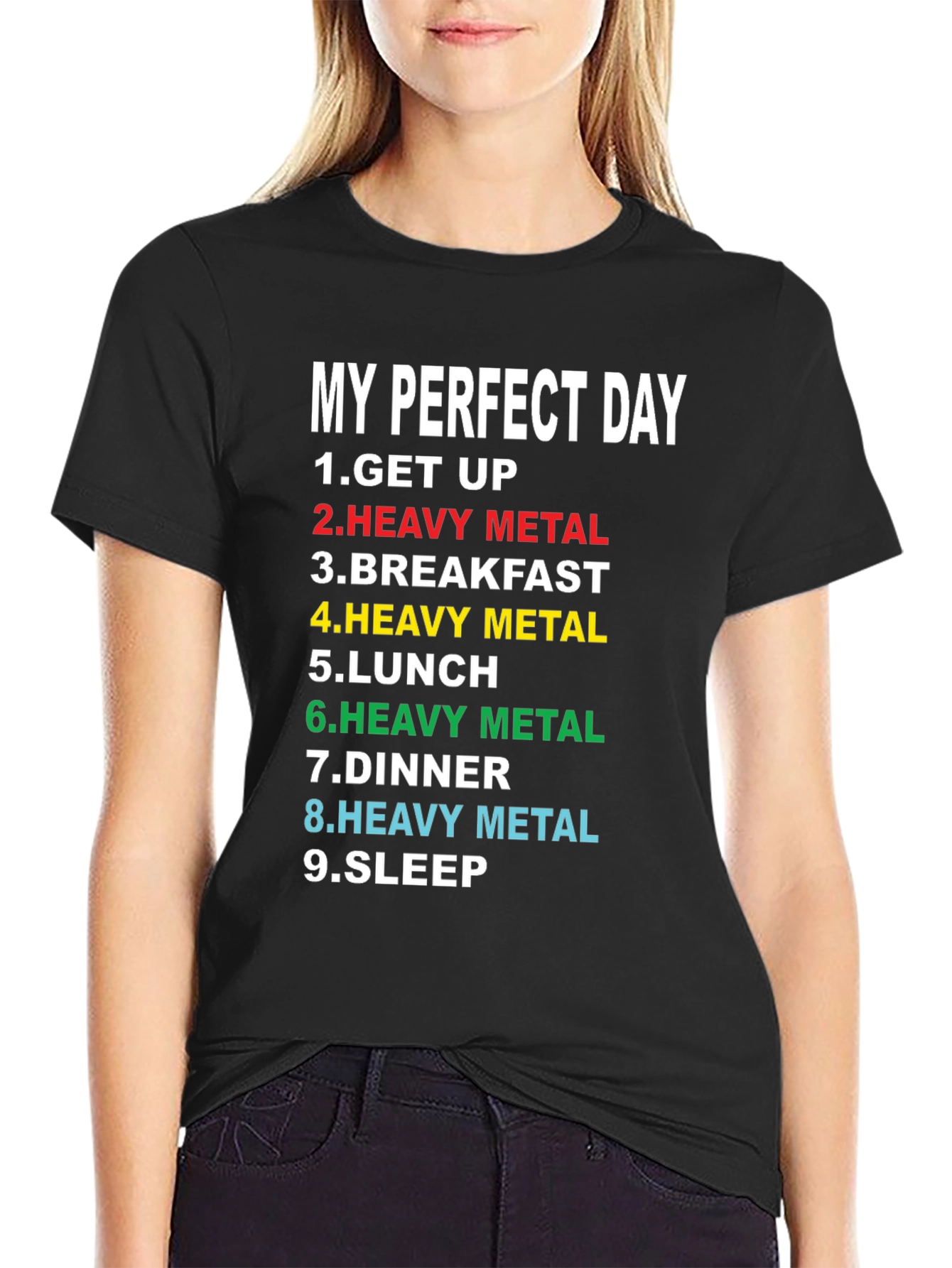 My Perfect Day Heavy Metal T-Shirt