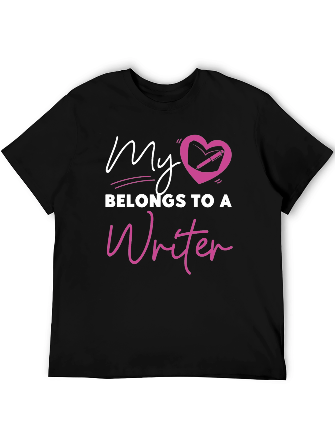 My Heart Belongs to a Writer T-Shirt