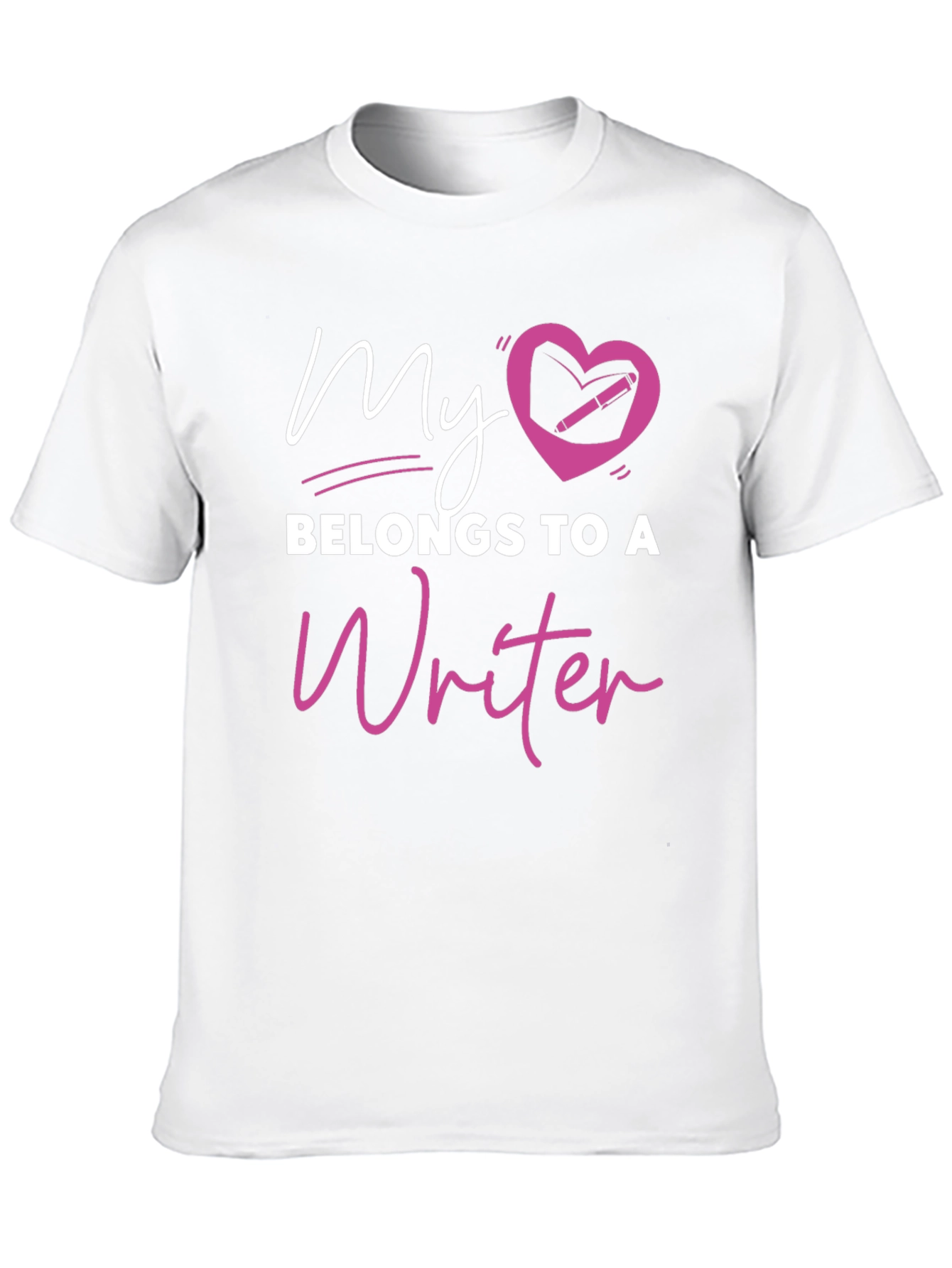 My Heart Belongs to a Writer T-Shirt