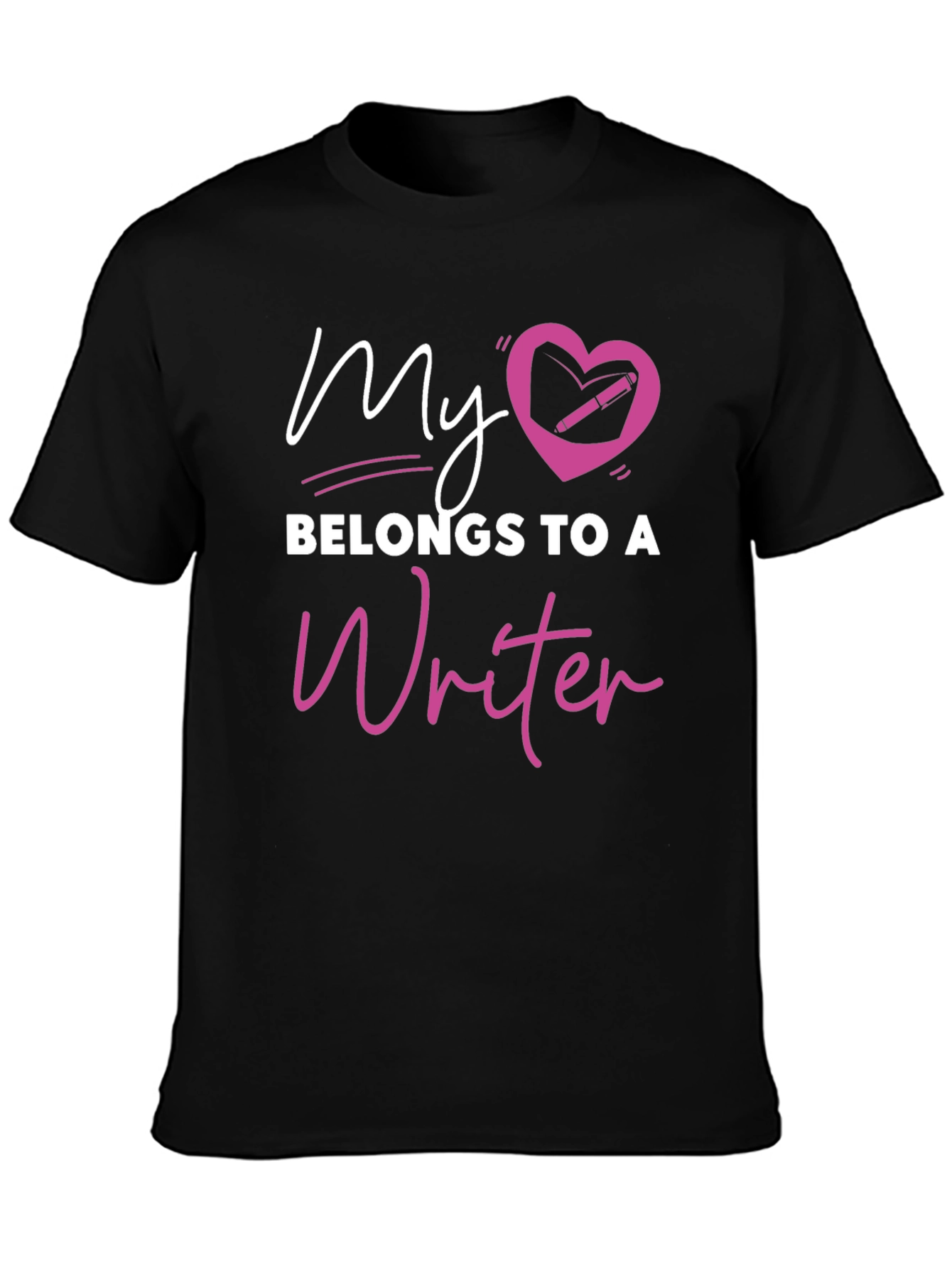 My Heart Belongs to a Writer T-Shirt