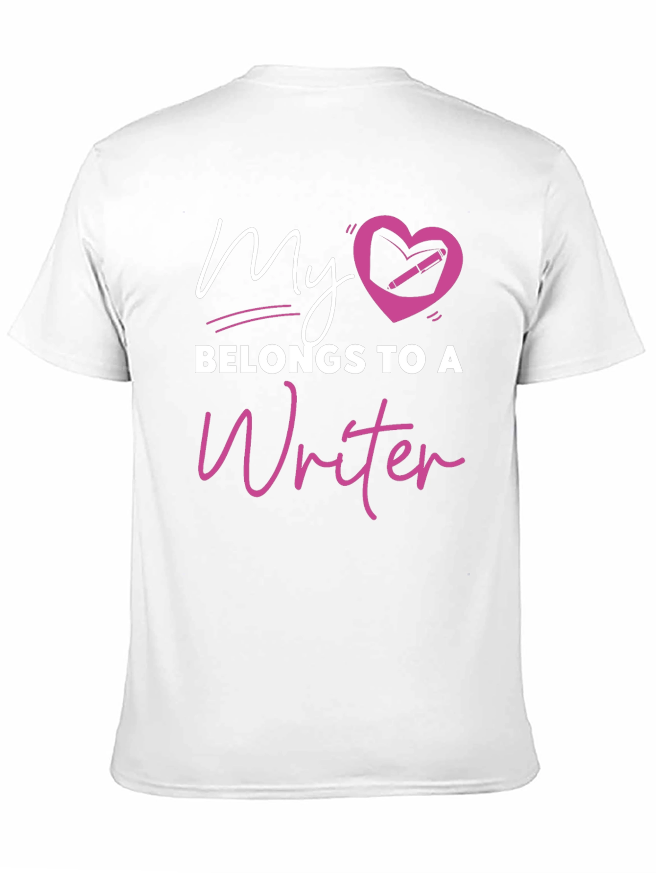 My Heart Belongs to a Writer T-Shirt