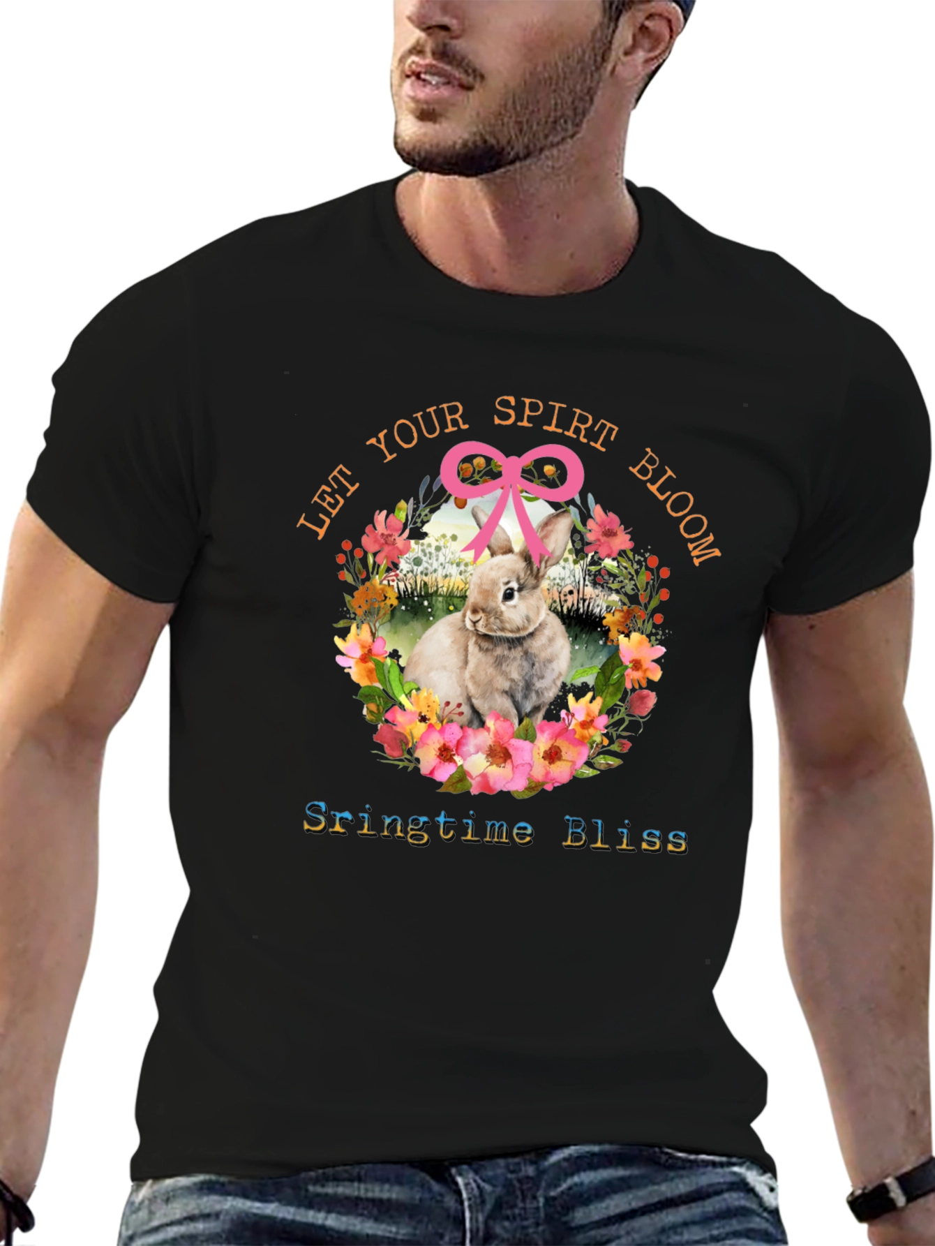 Springtime Bliss Bunny T-Shirt