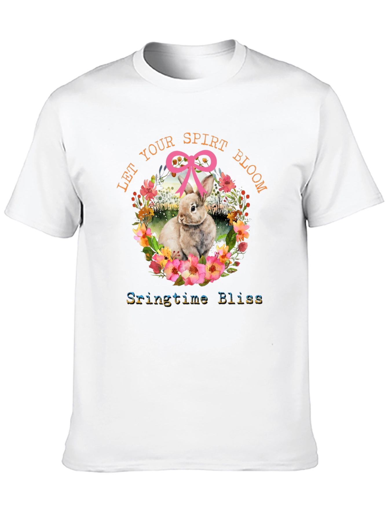 Springtime Bliss Bunny T-Shirt