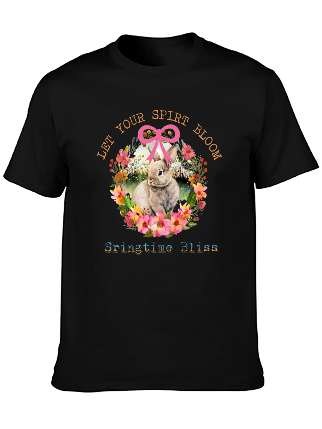 Springtime Bliss Bunny T-Shirt