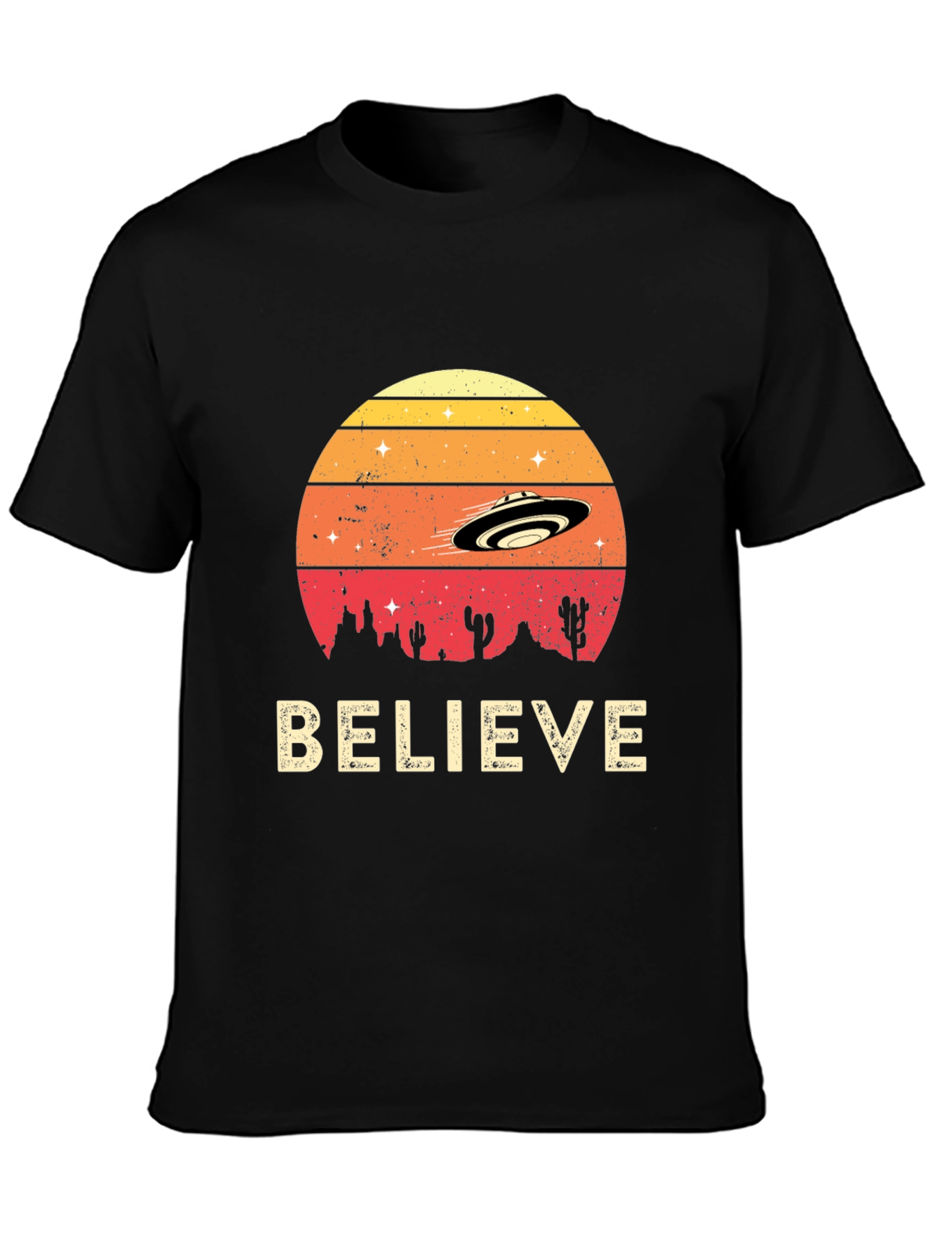 Believe UFO Graphic T-Shirt
