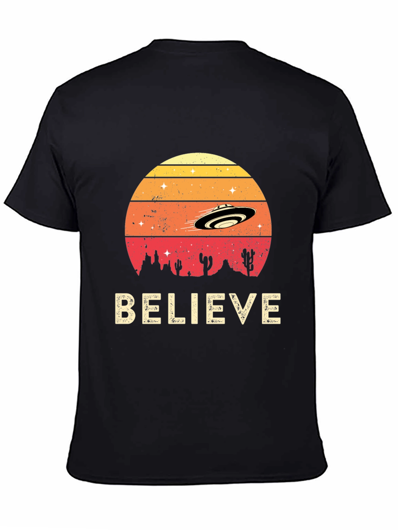 Believe UFO Graphic T-Shirt