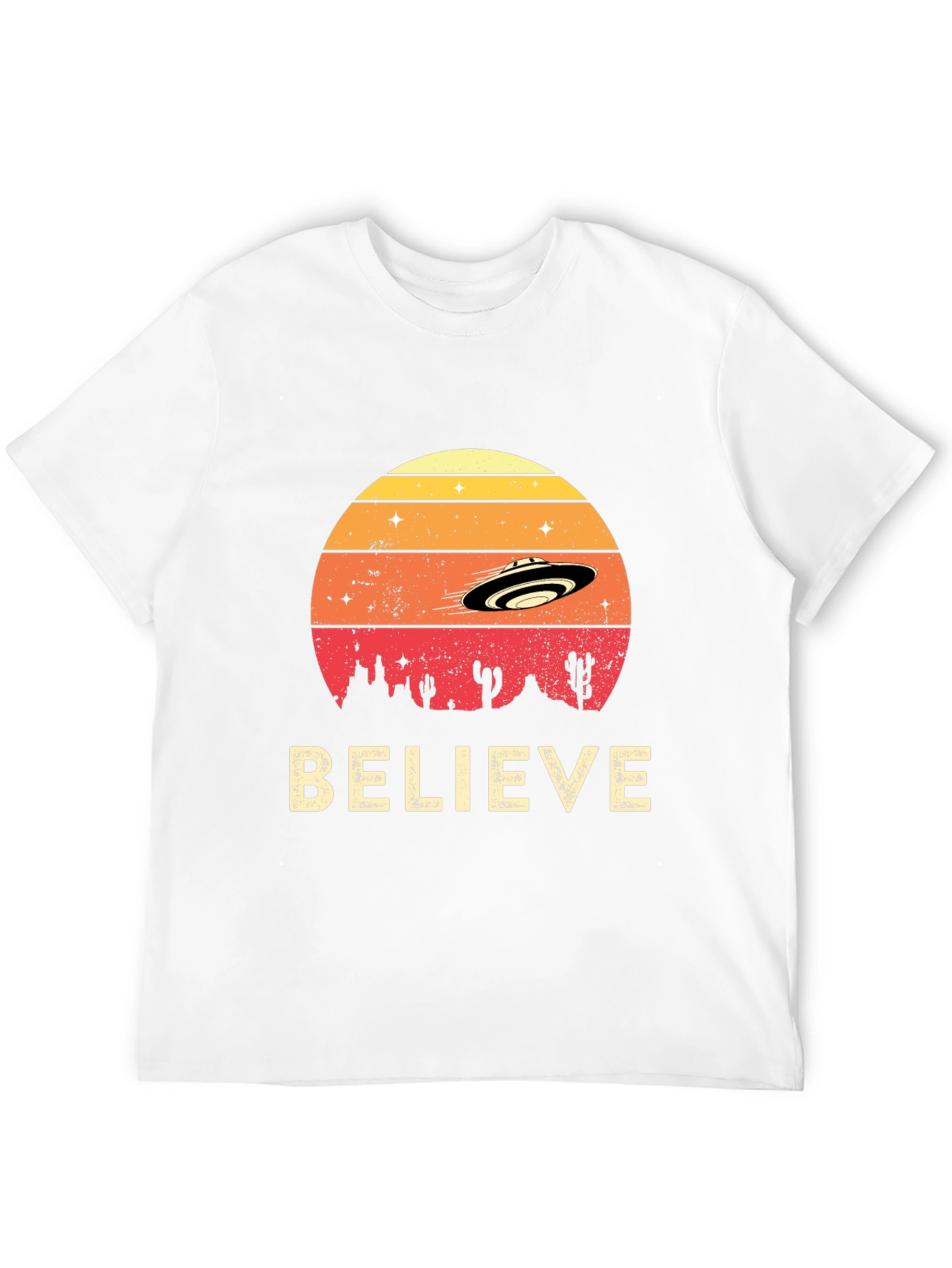 Believe UFO Graphic T-Shirt