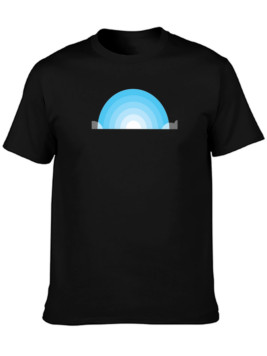 Skyline Arc Graphic Tee - Modern Minimalist Design