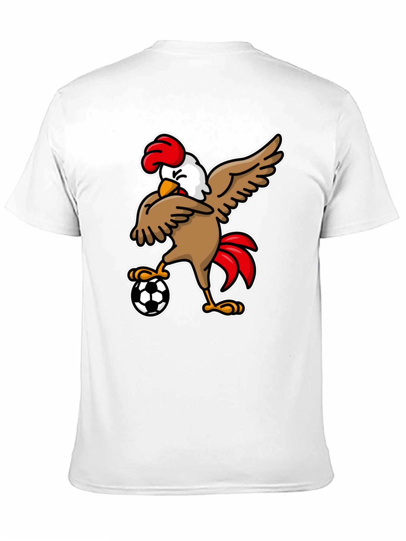 Chicken Soccer T-Shirt - Black