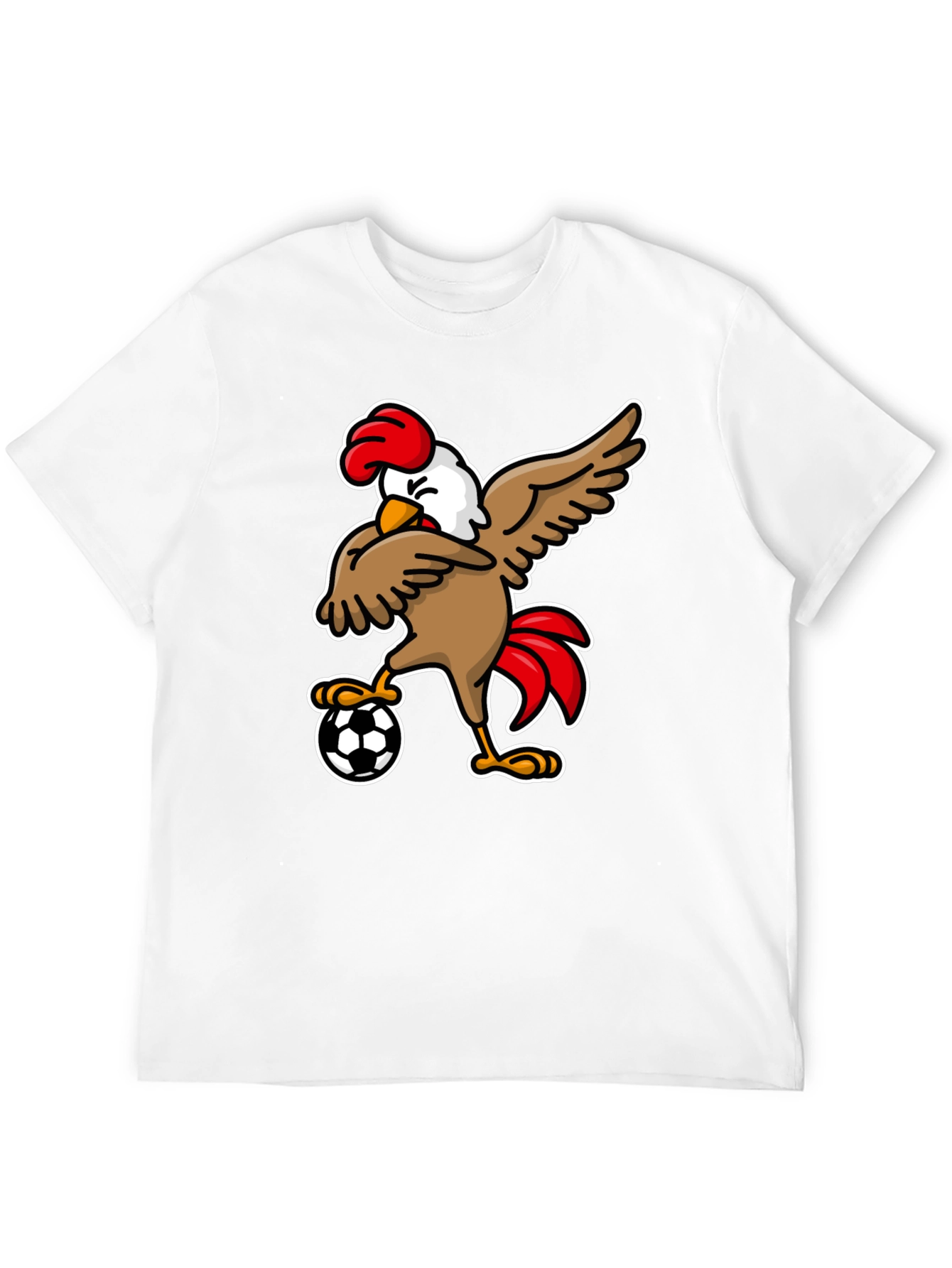 Chicken Soccer T-Shirt - Black