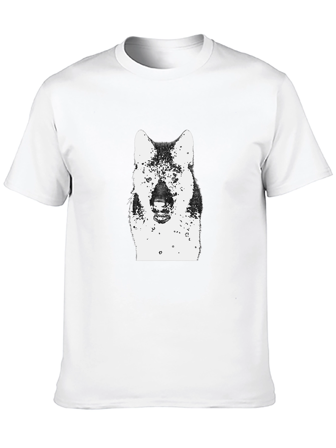 Wolf Graphic Black T-Shirt