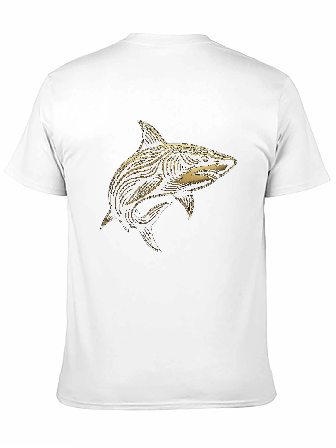 Shark Graphic Tee - Stylish Black T-Shirt