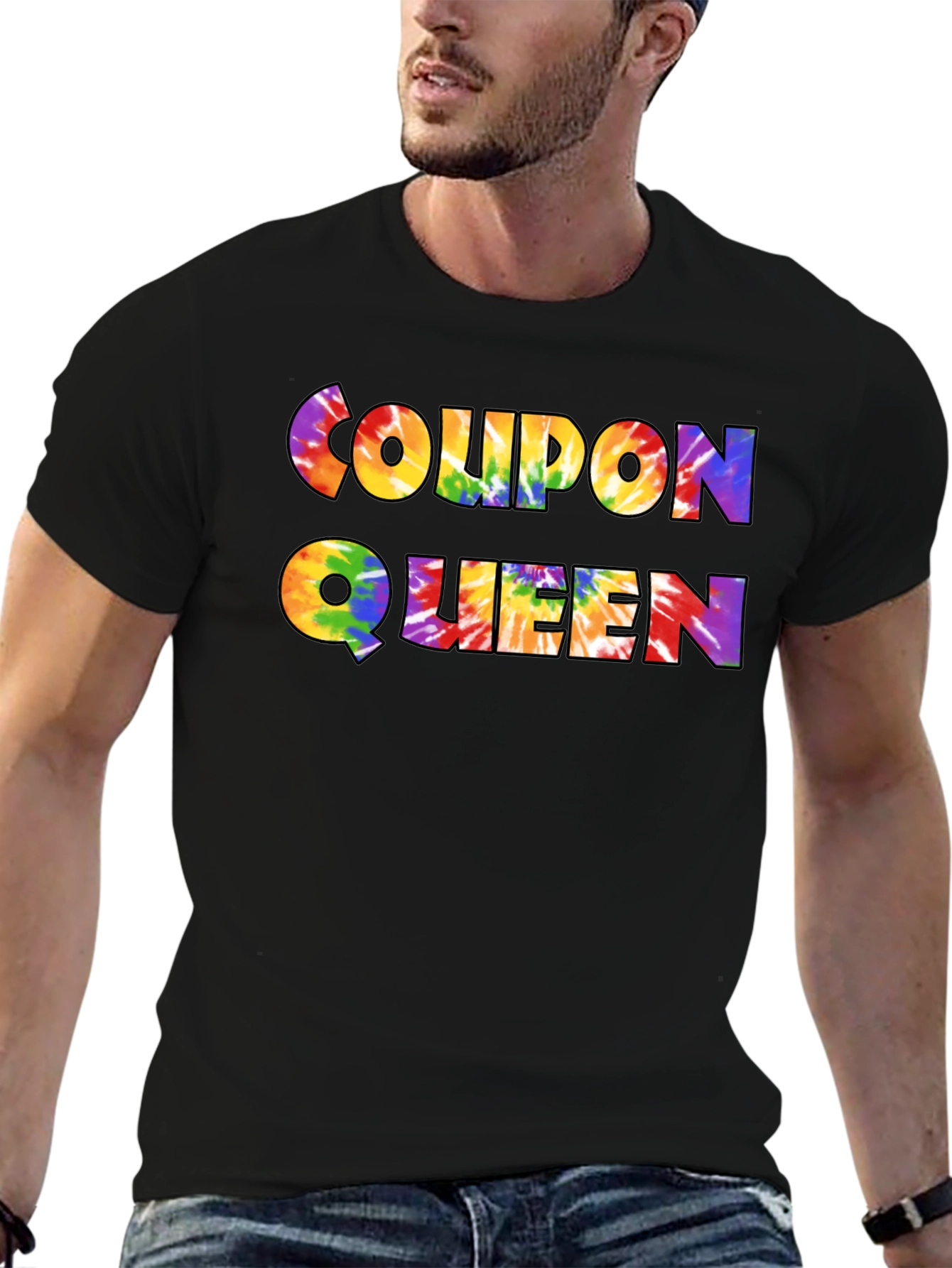 Coupon Queen Tie Dye Graphic Tee - Unisex