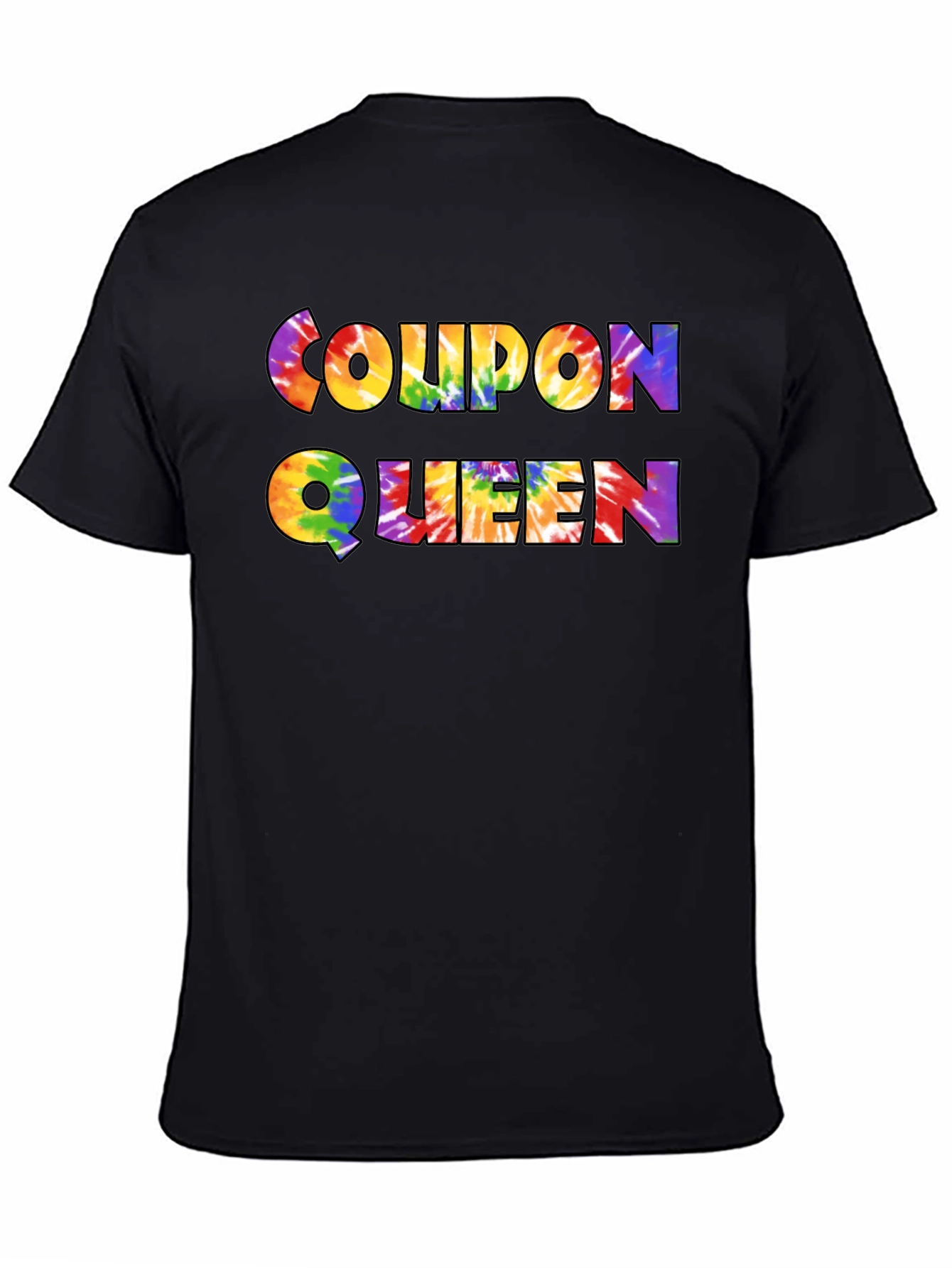 Coupon Queen Tie Dye Graphic Tee - Unisex