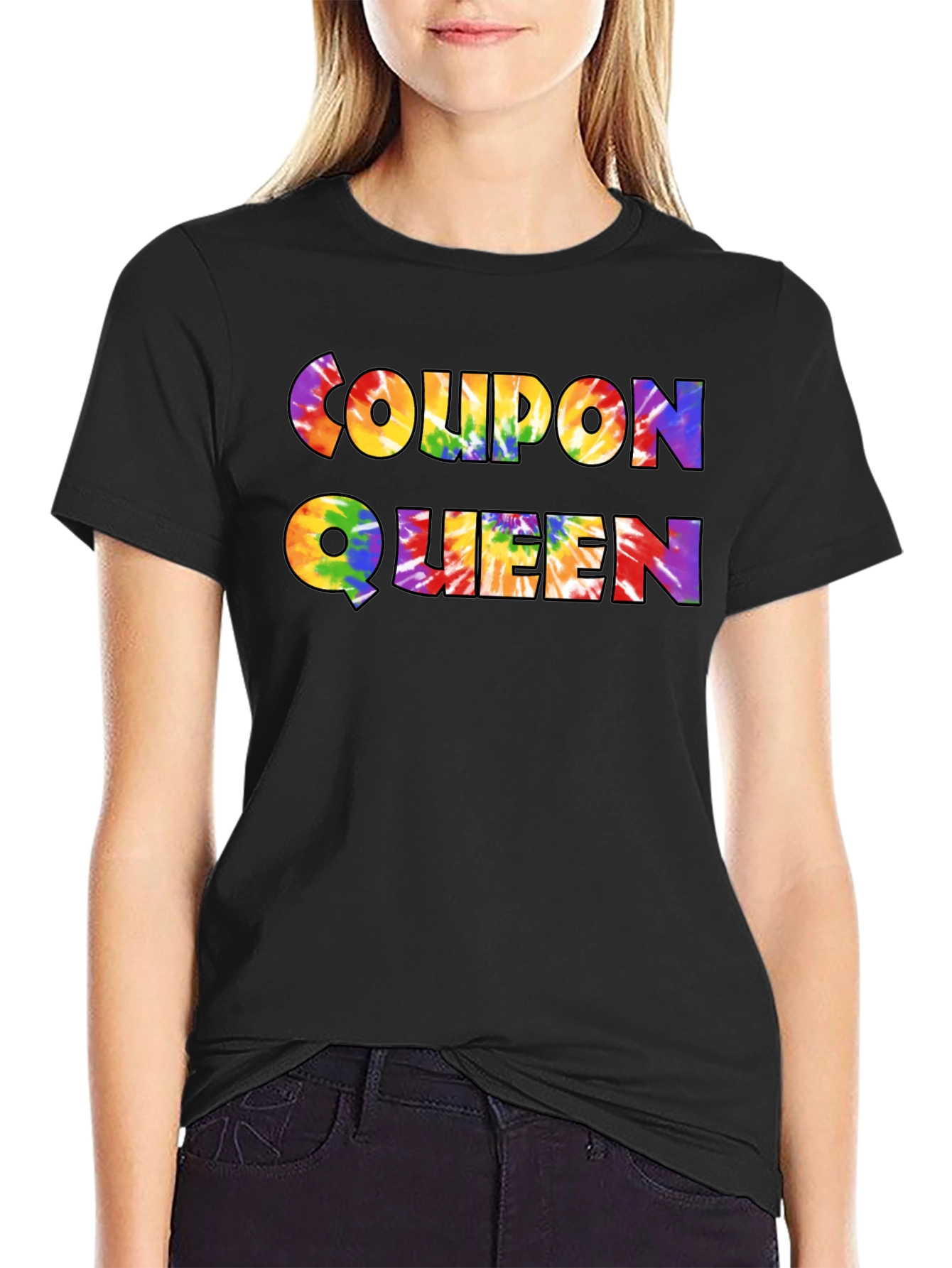 Coupon Queen Tie Dye Graphic Tee - Unisex