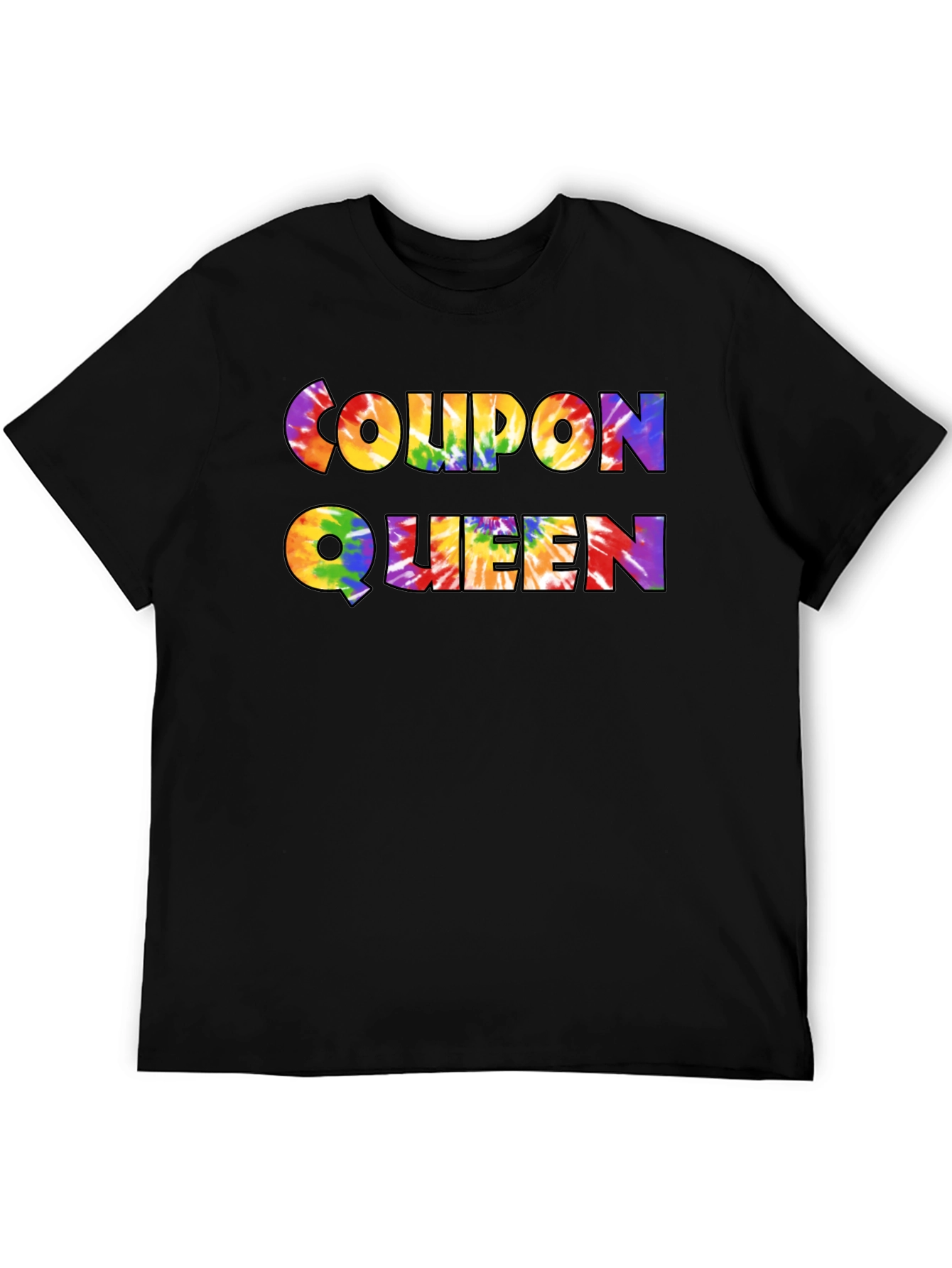 Coupon Queen Tie Dye Graphic Tee - Unisex
