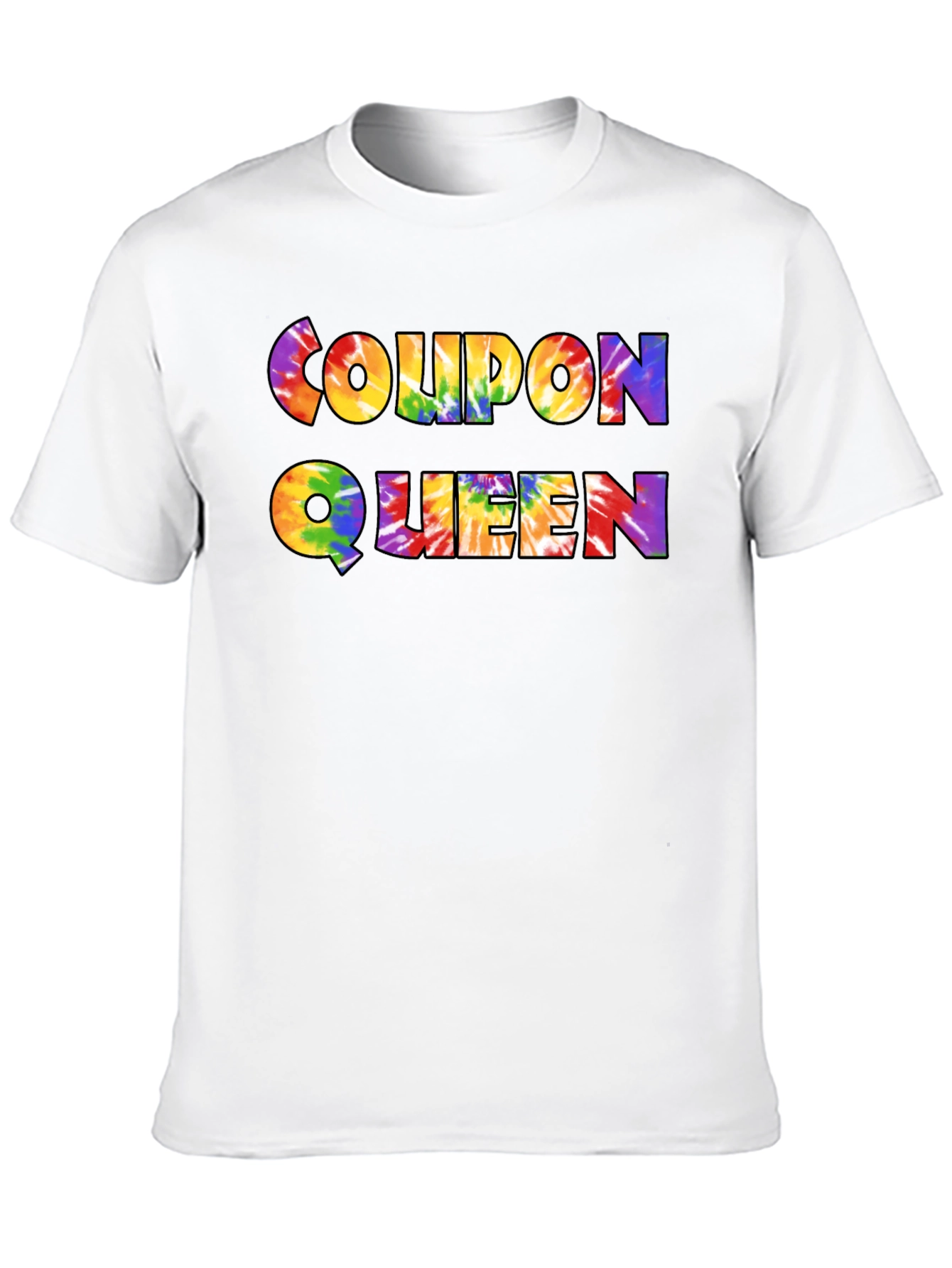 Coupon Queen Tie Dye Graphic Tee - Unisex