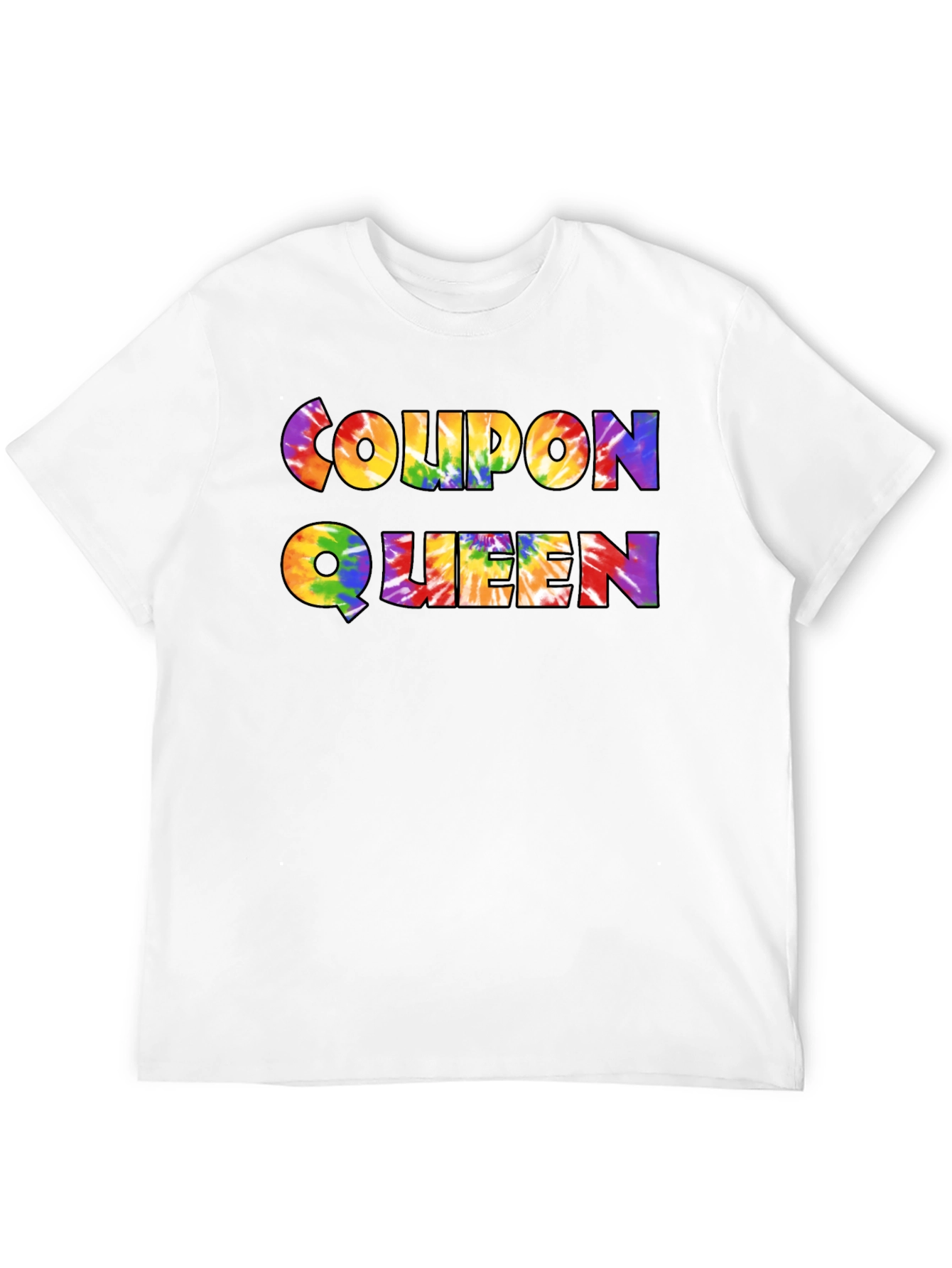 Coupon Queen Tie Dye Graphic Tee - Unisex