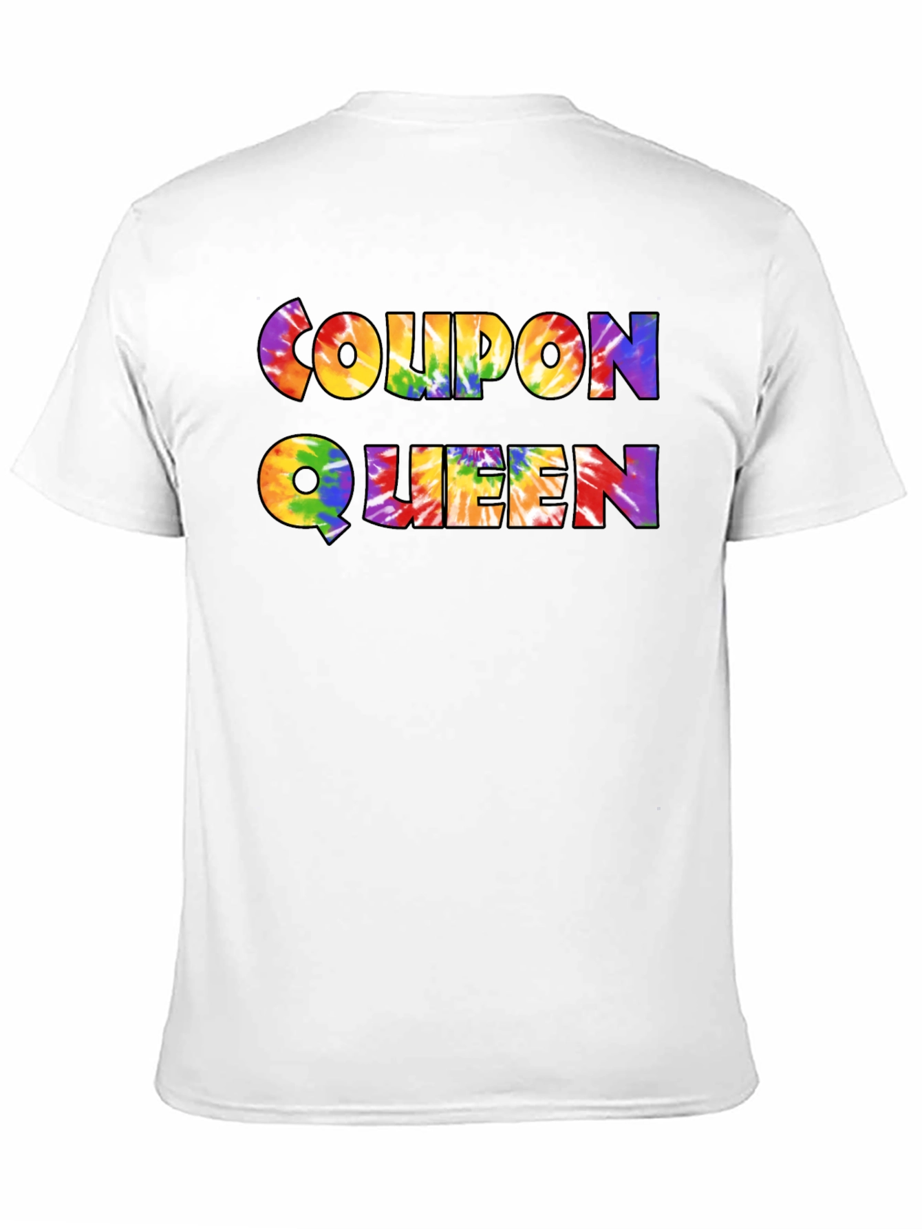 Coupon Queen Tie Dye Graphic Tee - Unisex
