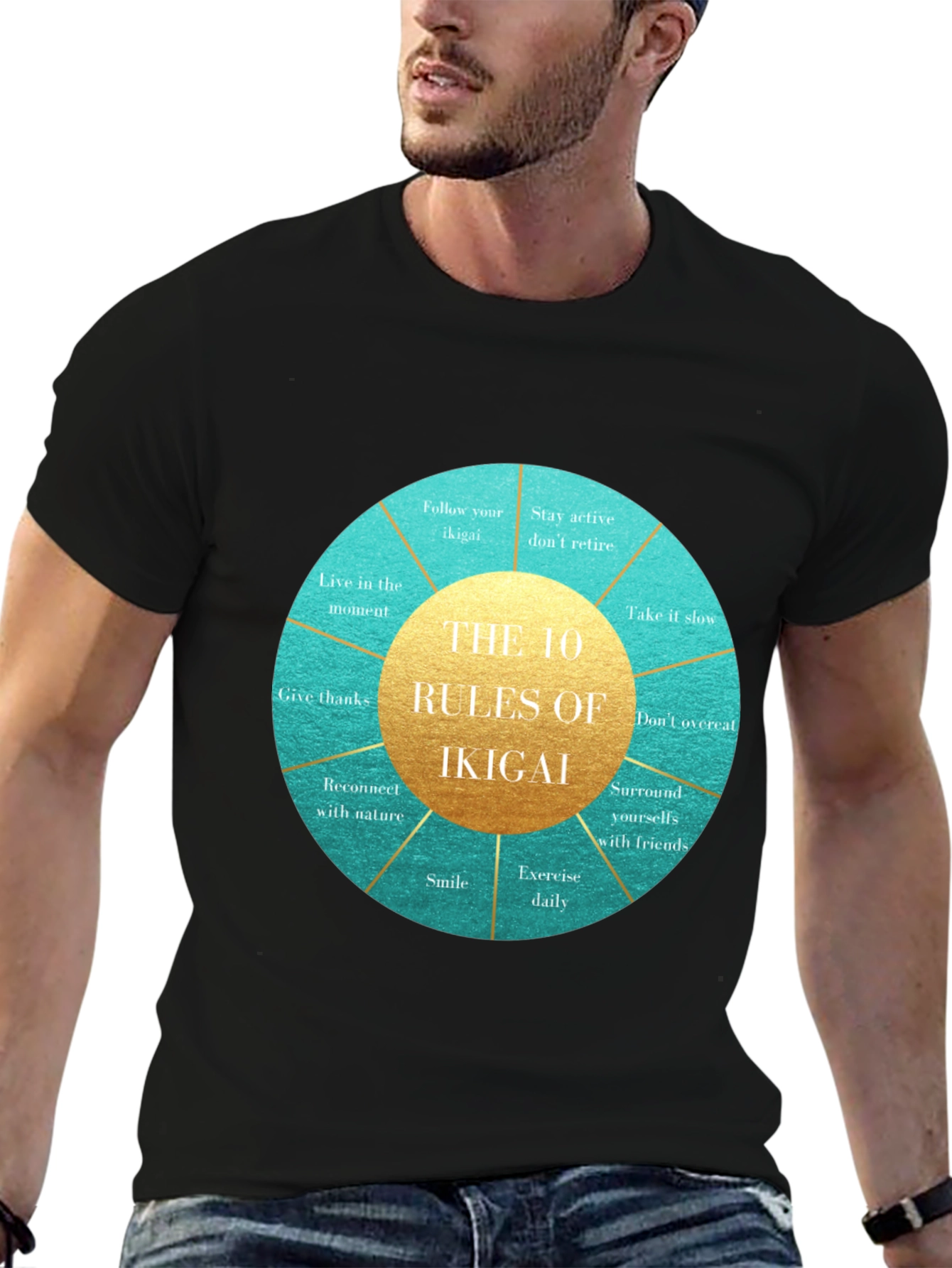 Ikigai Rules Graphic T-Shirt - Find Your Purpose