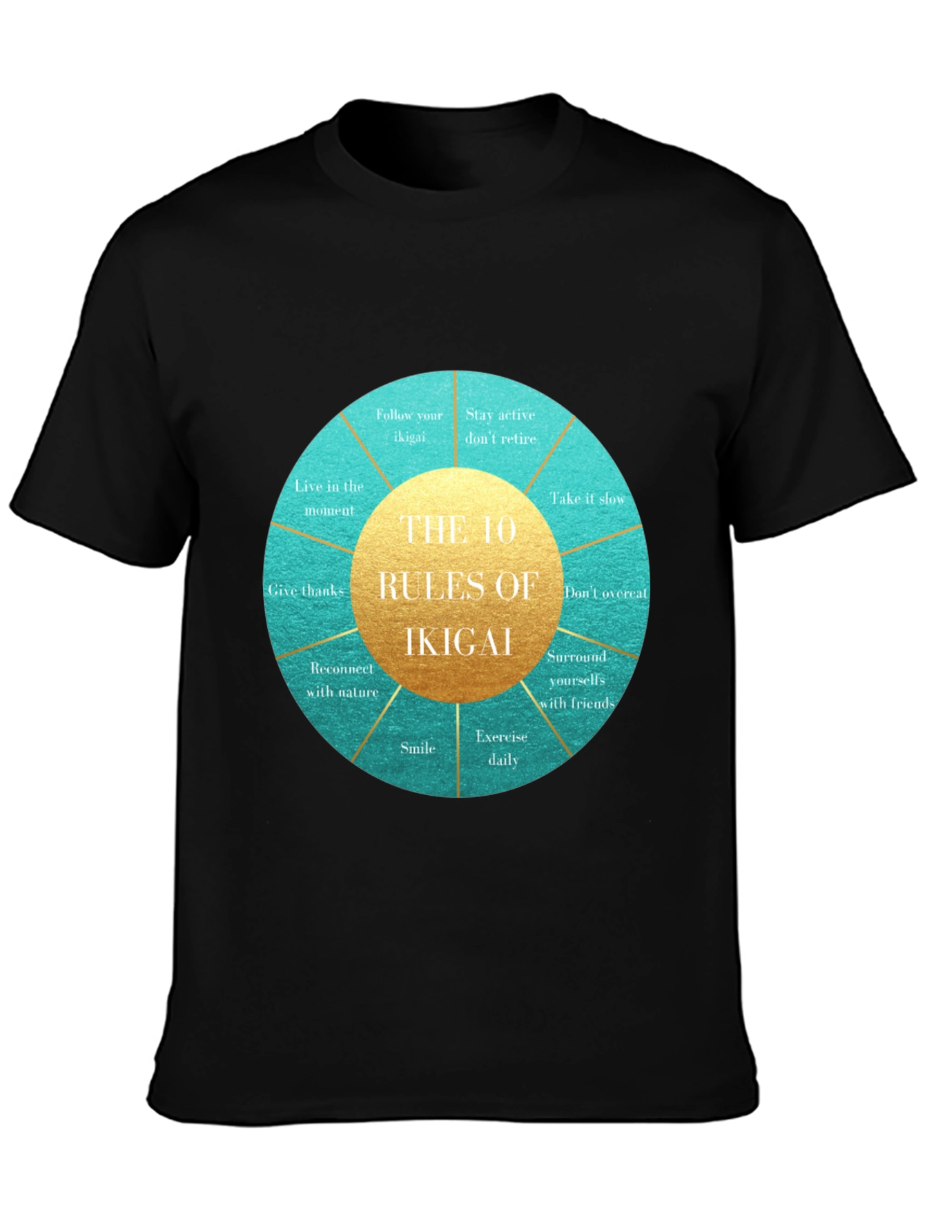 Ikigai Rules Graphic T-Shirt - Find Your Purpose