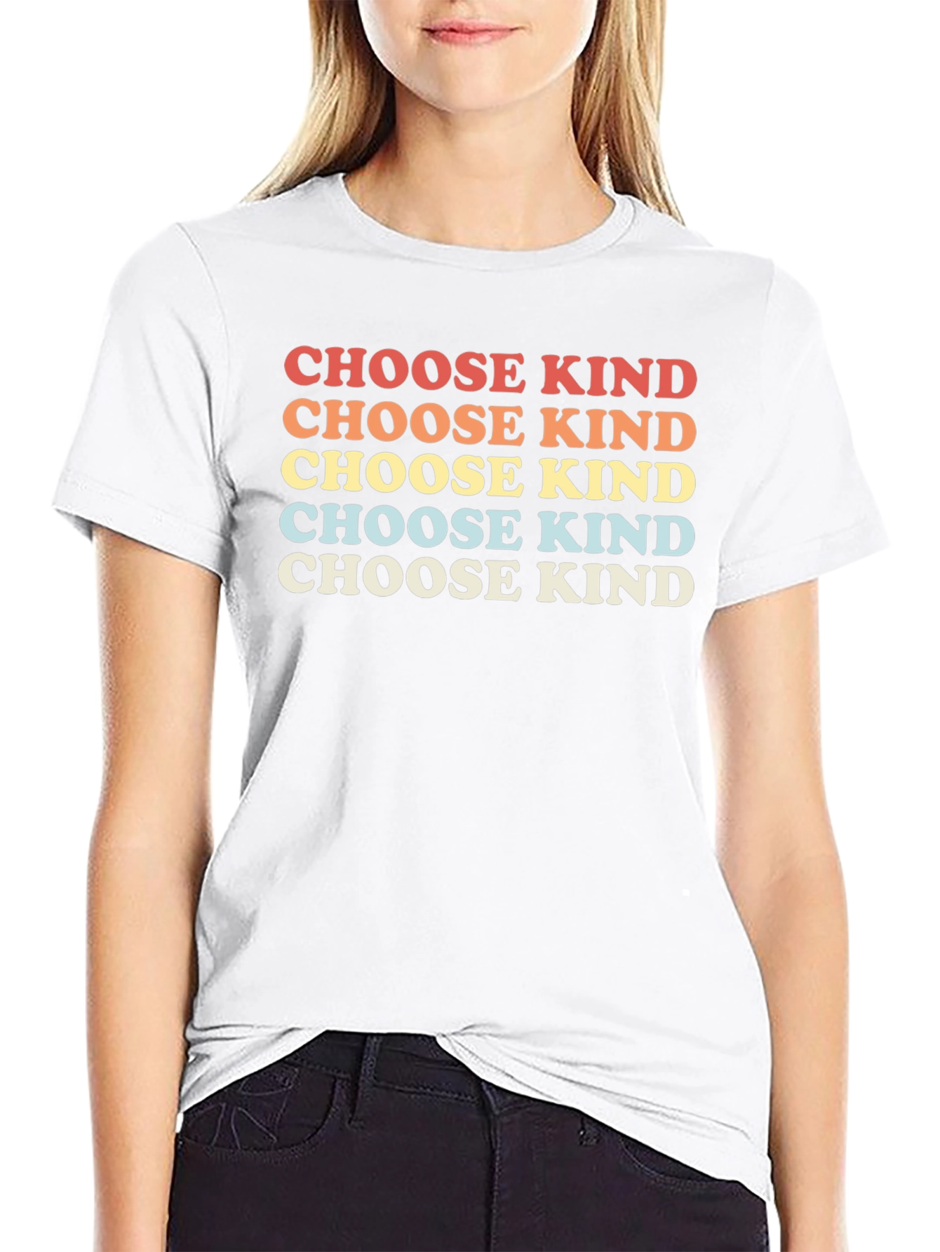 Choose Kind Retro T-Shirt - Positive Message