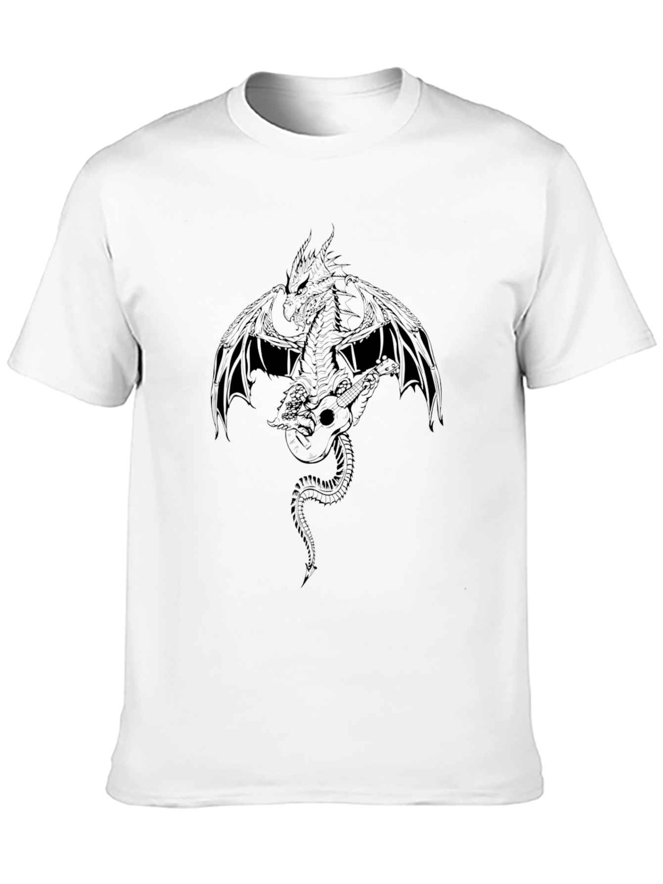 Dragon Guitarist Black T-Shirt