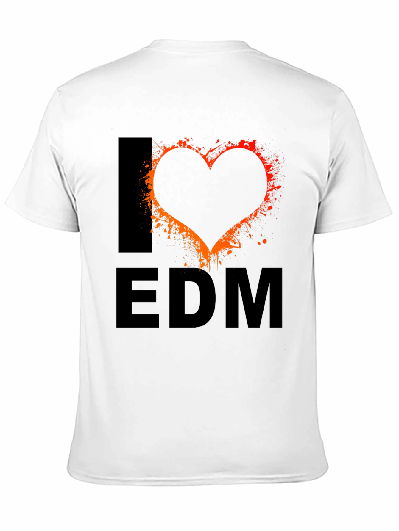 I Love EDM Black T-Shirt