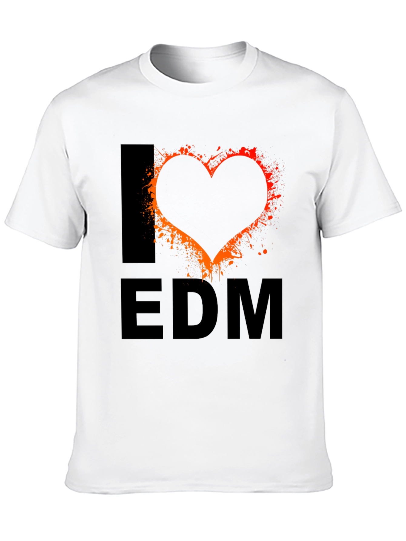 I Love EDM Black T-Shirt