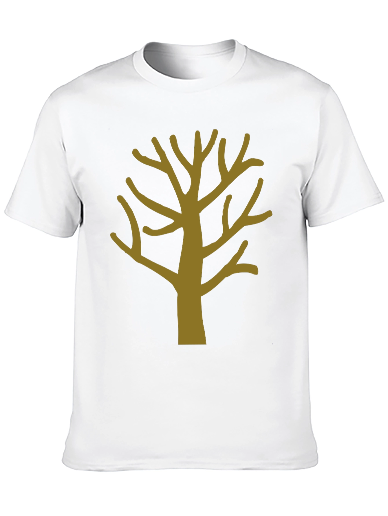 Abstract Tree Graphic Tee - Mens Black T-Shirt