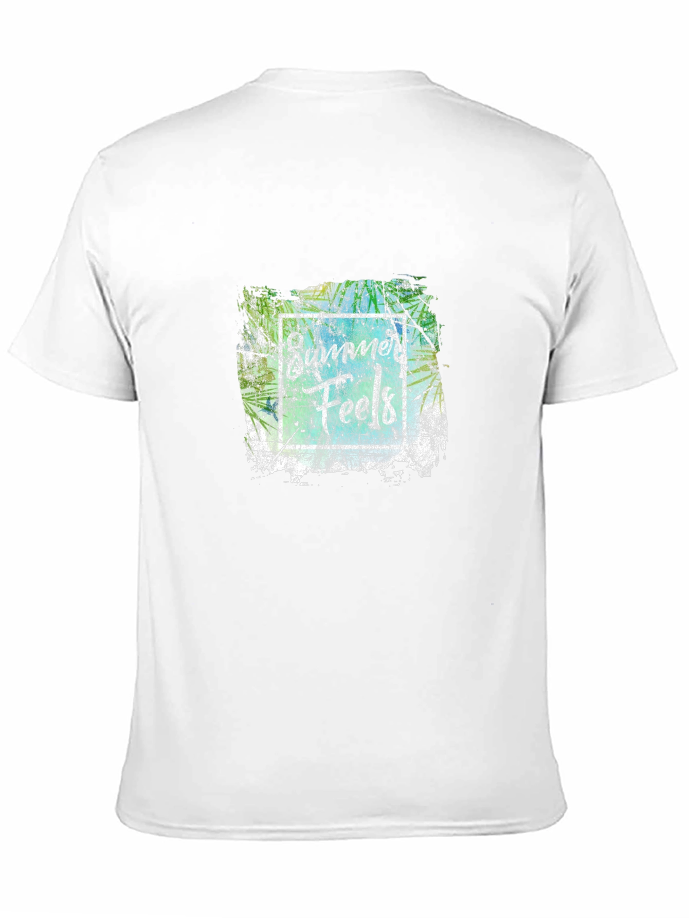 Abstract Graphic Print Black Crew Neck T-Shirt