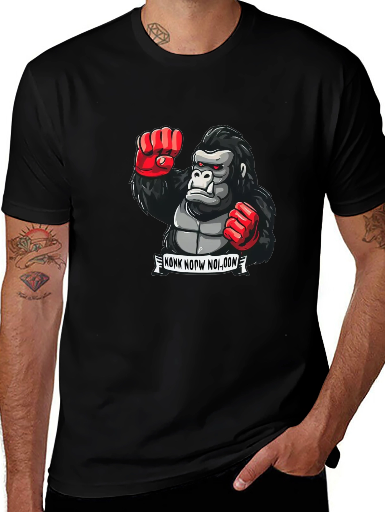 Gorilla MMA Fighter Graphic Tee