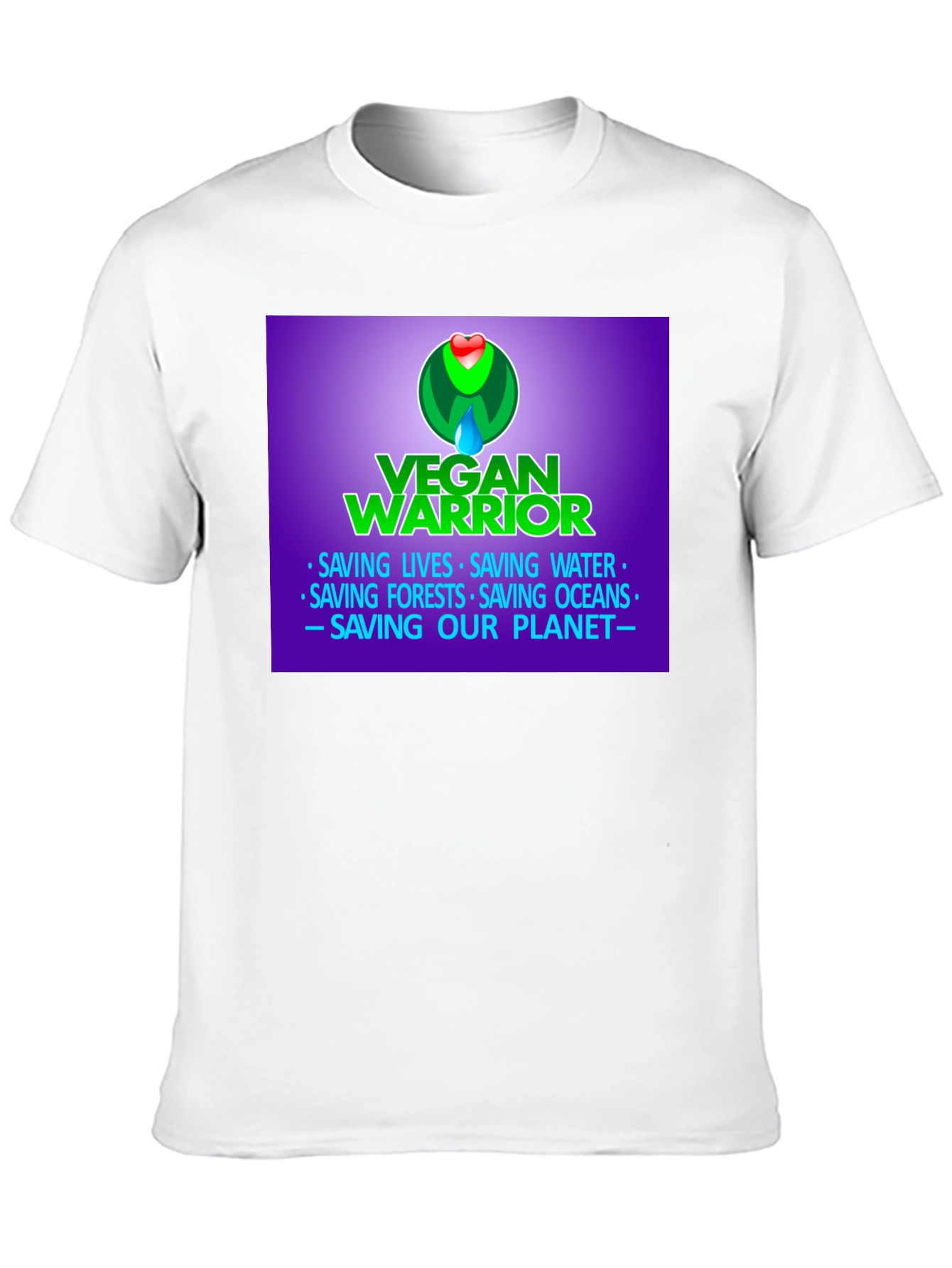 Vegan Warrior T-Shirt - Save the Planet!