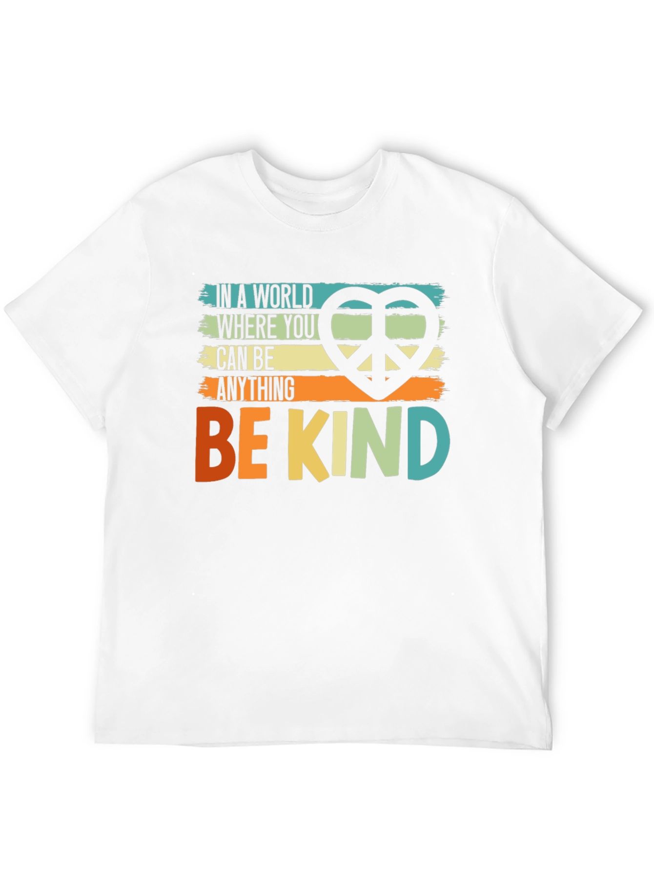 Be Kind T-Shirt: Peace Sign Graphic Tee