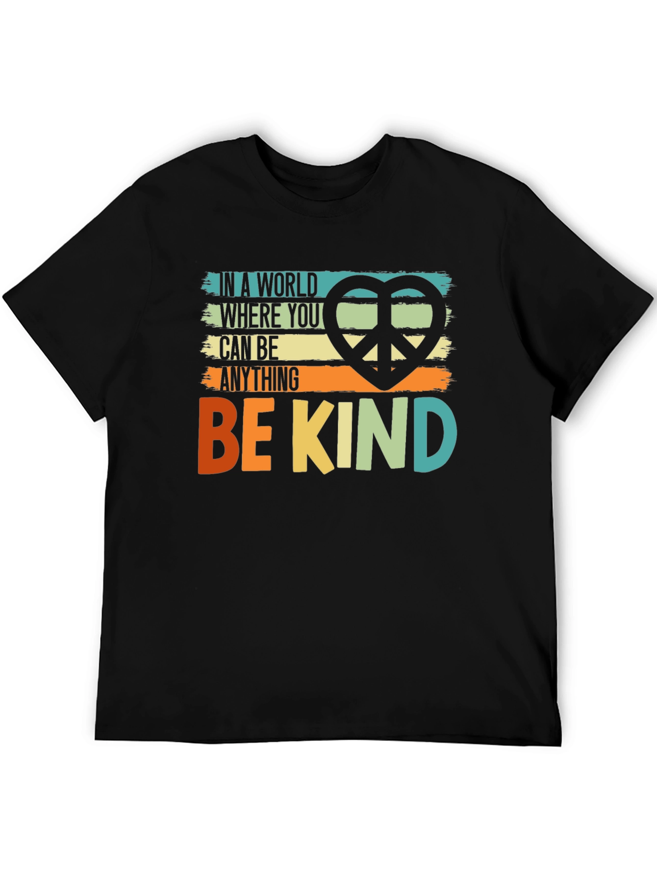 Be Kind T-Shirt: Peace Sign Graphic Tee
