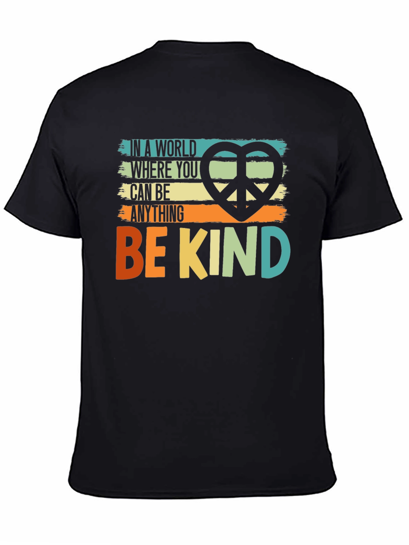 Be Kind T-Shirt: Peace Sign Graphic Tee