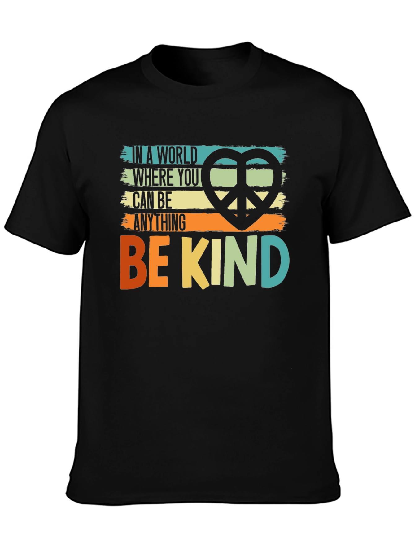 Be Kind T-Shirt: Peace Sign Graphic Tee