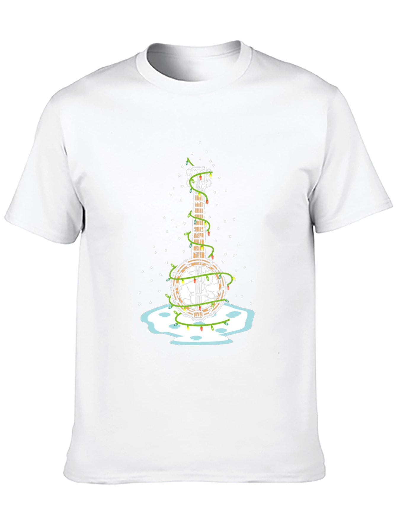 Banjo Christmas Lights T-Shirt