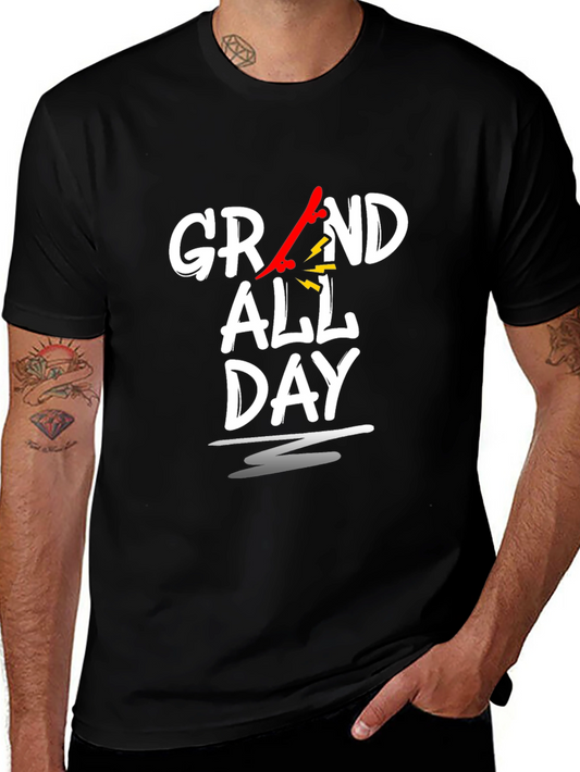 Grand All Day Graphic T-Shirt - Black